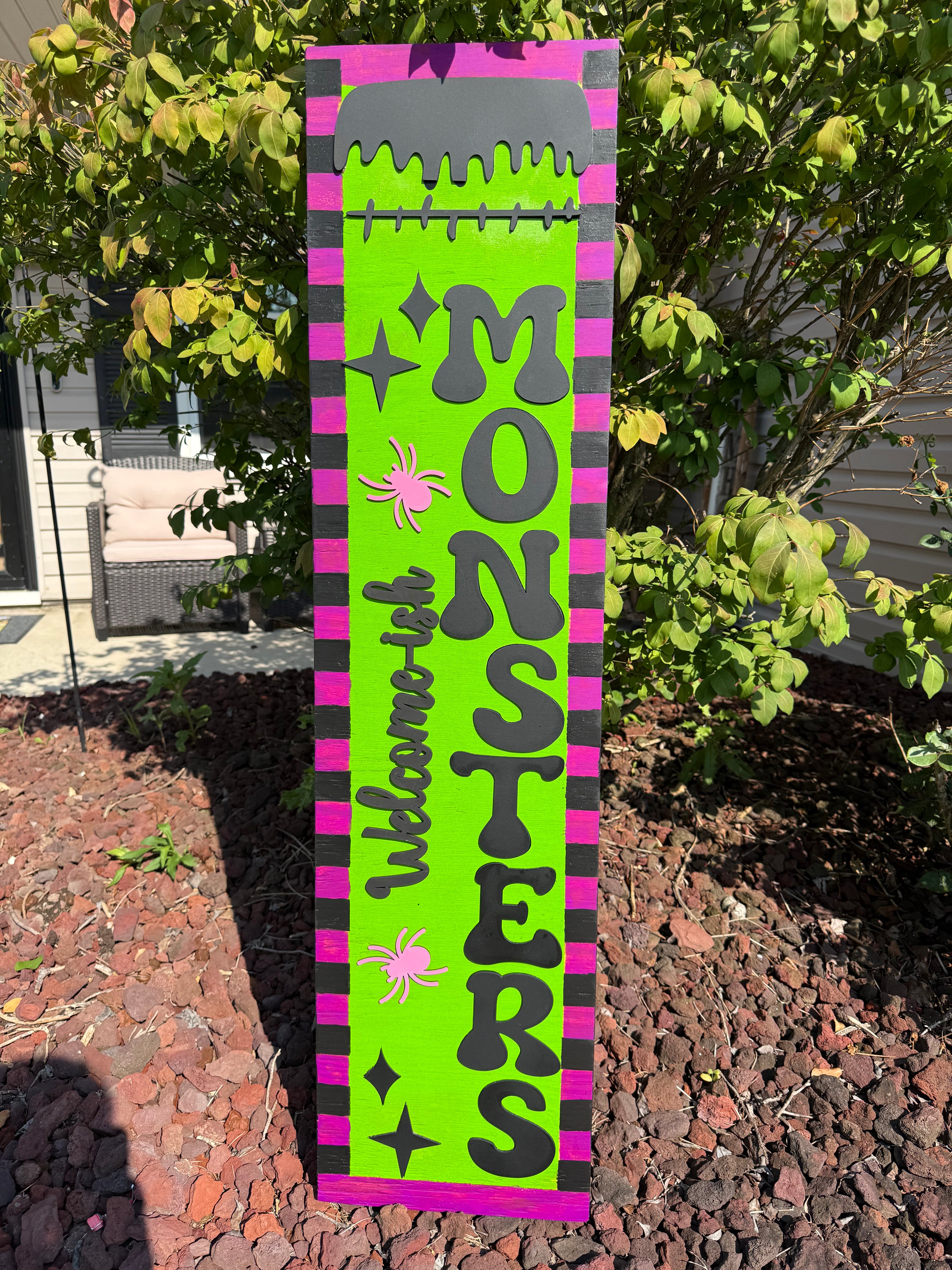 Halloween Wooden Sign Decor