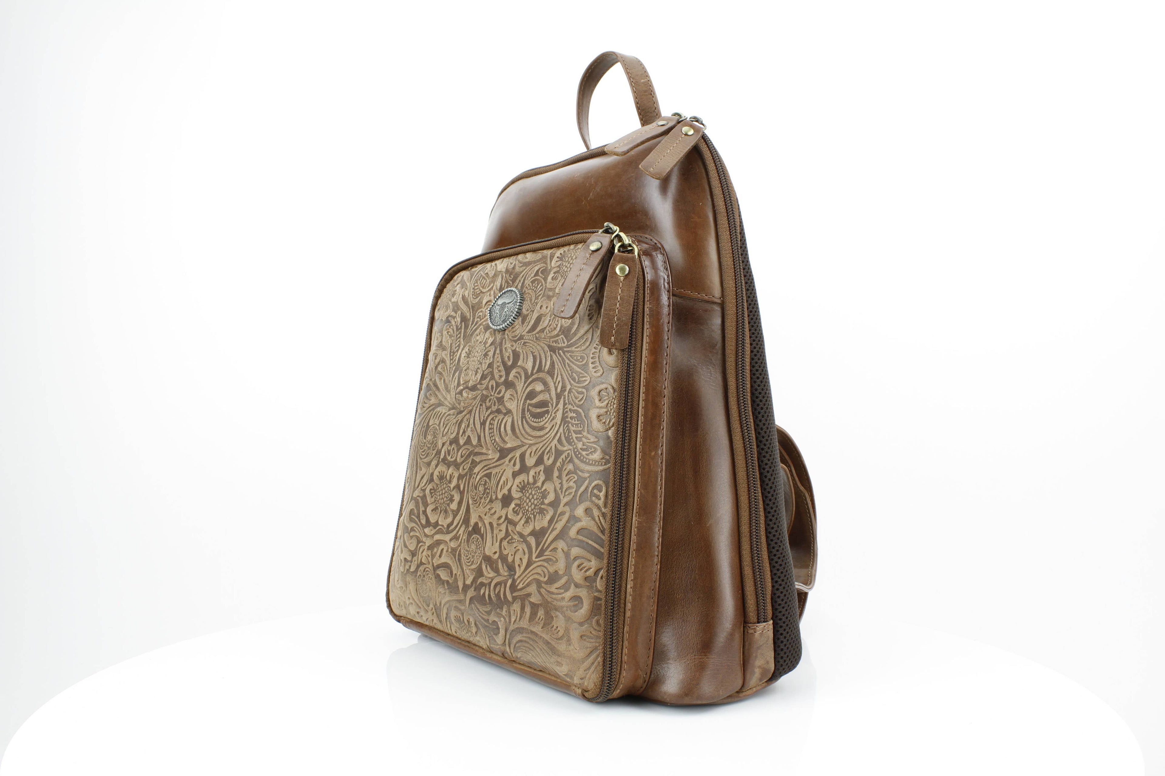AB Zip Sling Backpack Filigree Front ABHB 41-26103