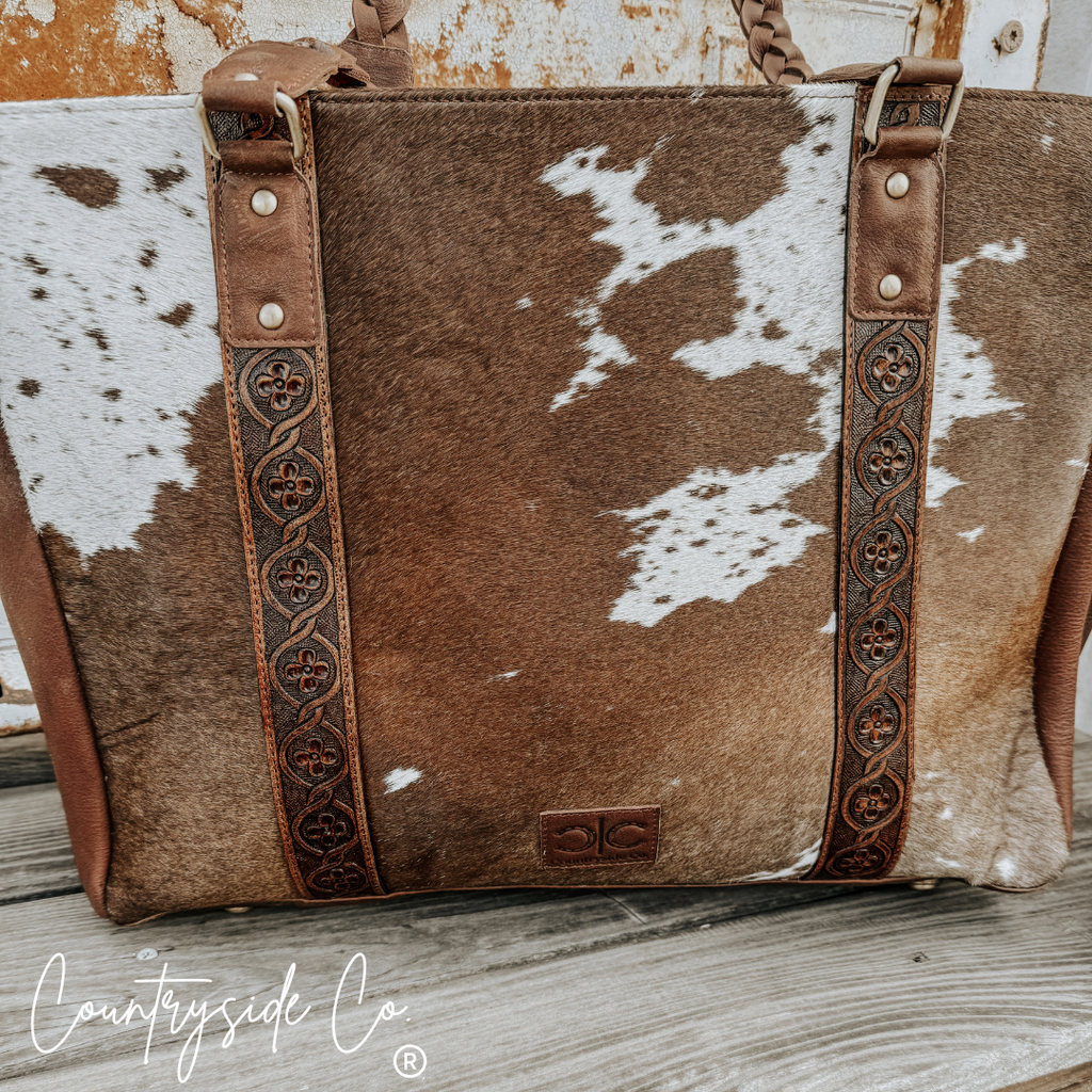 Dynasty Cowhide Weekender, Tote Work Bag