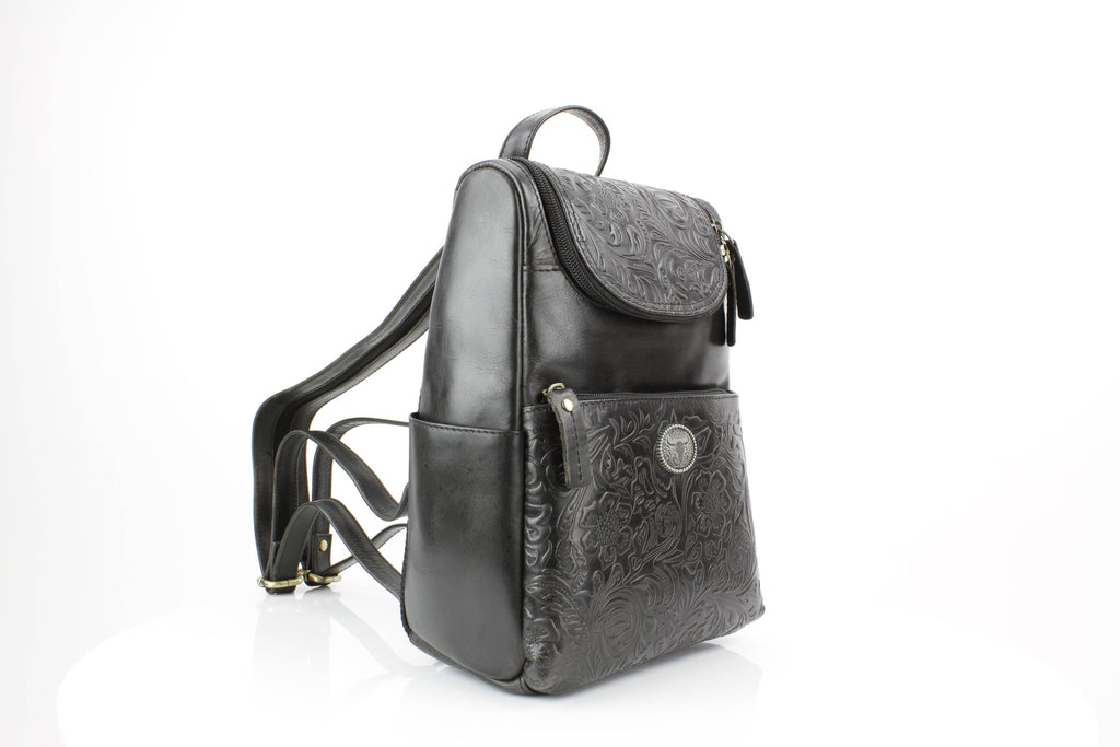 AB Small Zip Sling Backpack Filigree ABHB 41-26104