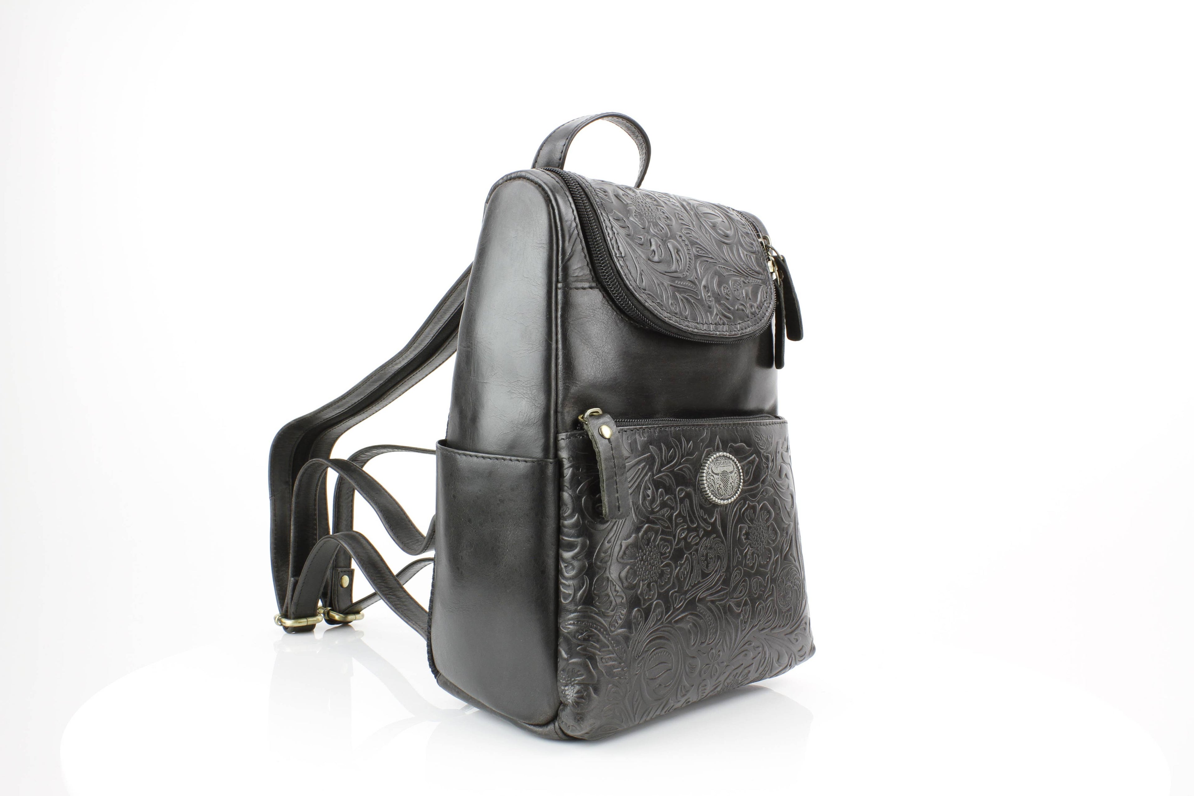 AB Small Zip Sling Backpack Filigree ABHB 41-26104