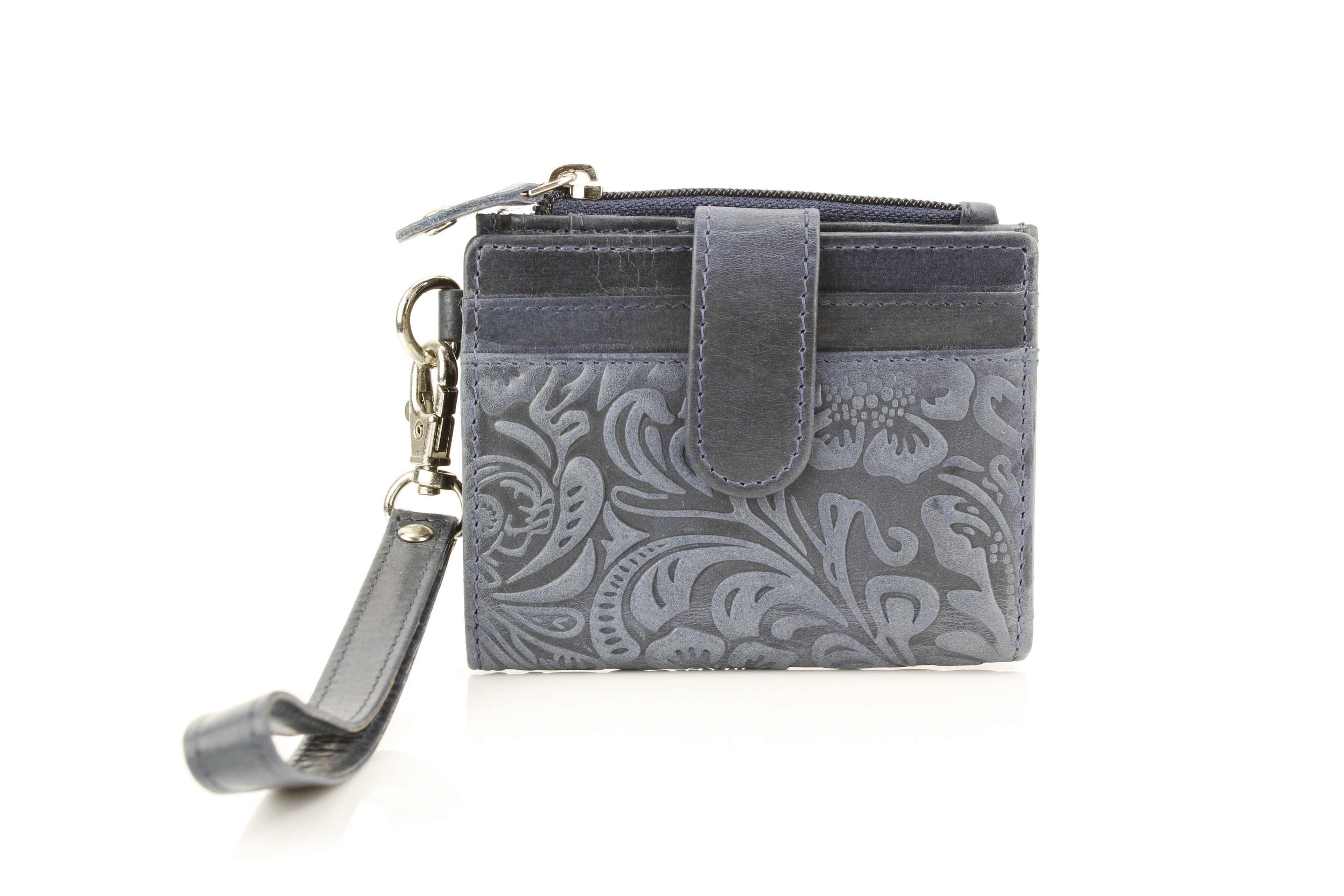 Small Foldover Floral Filigree Wristlet ABSLG 41-26103