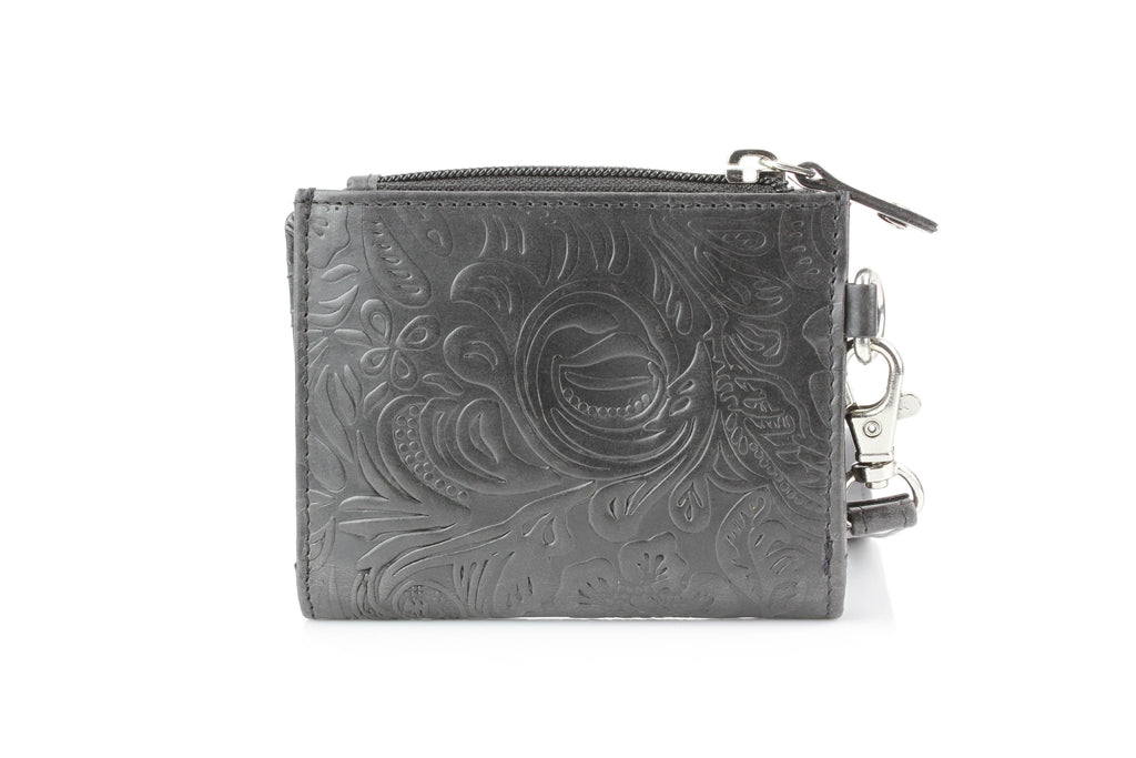 Small Foldover Floral Filigree Wristlet ABSLG 41-26103