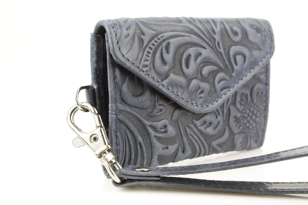 Small Wristlet Floral Filigree Leather ABSLG 41-26102