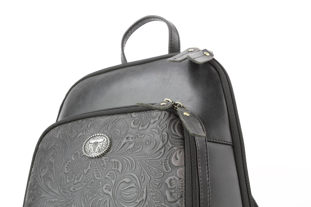 AB Zip Sling Backpack Filigree Front ABHB 41-26103