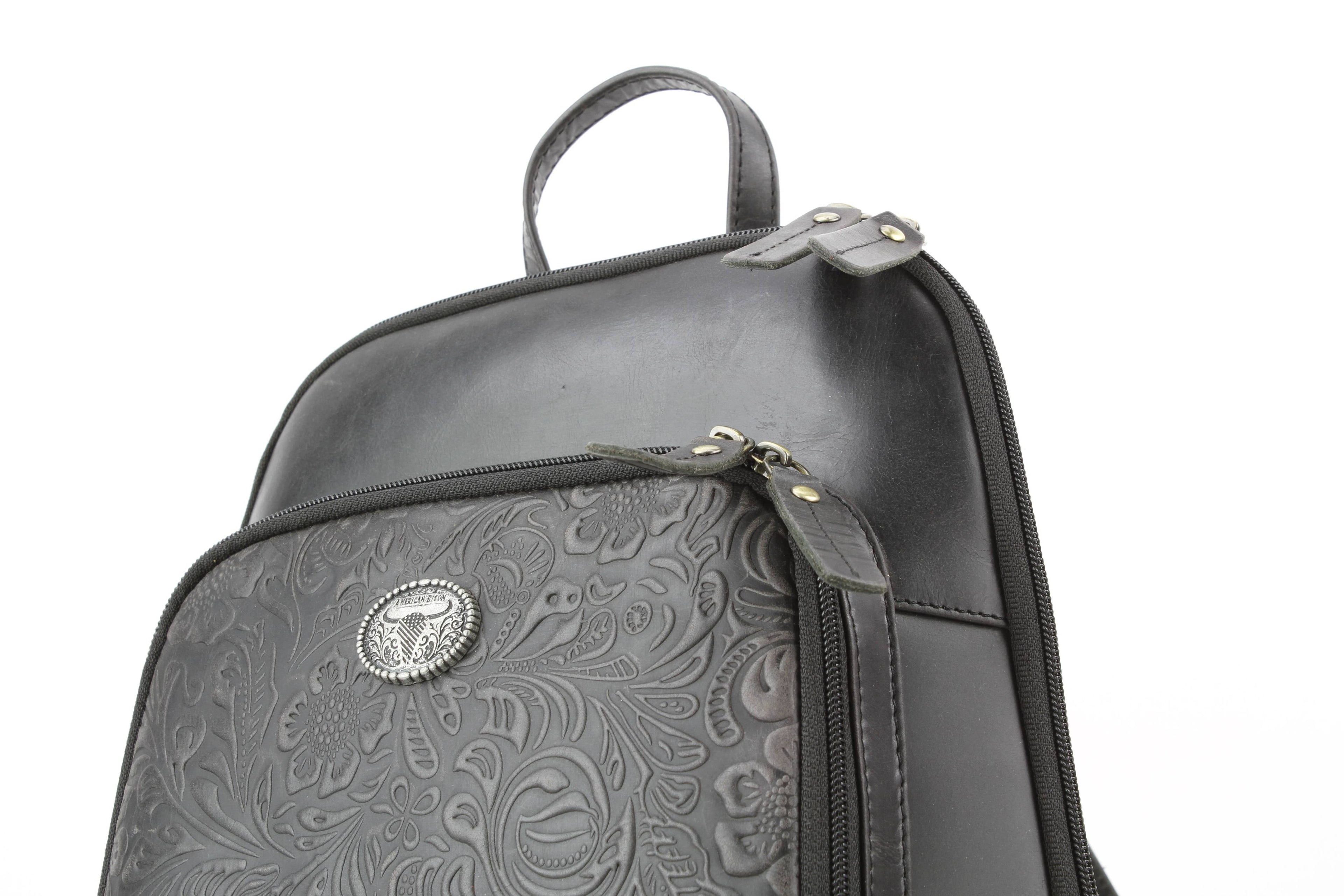 AB Zip Sling Backpack Filigree Front ABHB 41-26103