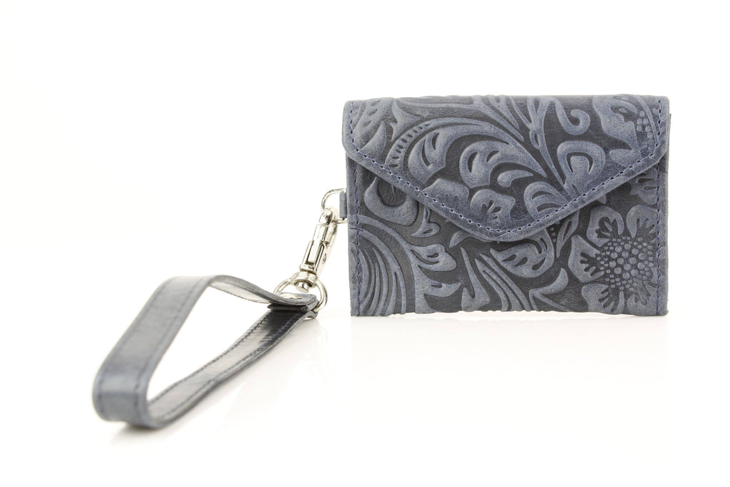 Small Wristlet Floral Filigree Leather ABSLG 41-26102