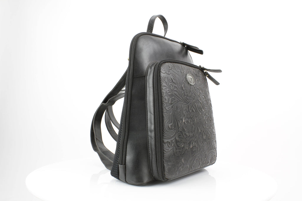 AB Zip Sling Backpack Filigree Front ABHB 41-26103