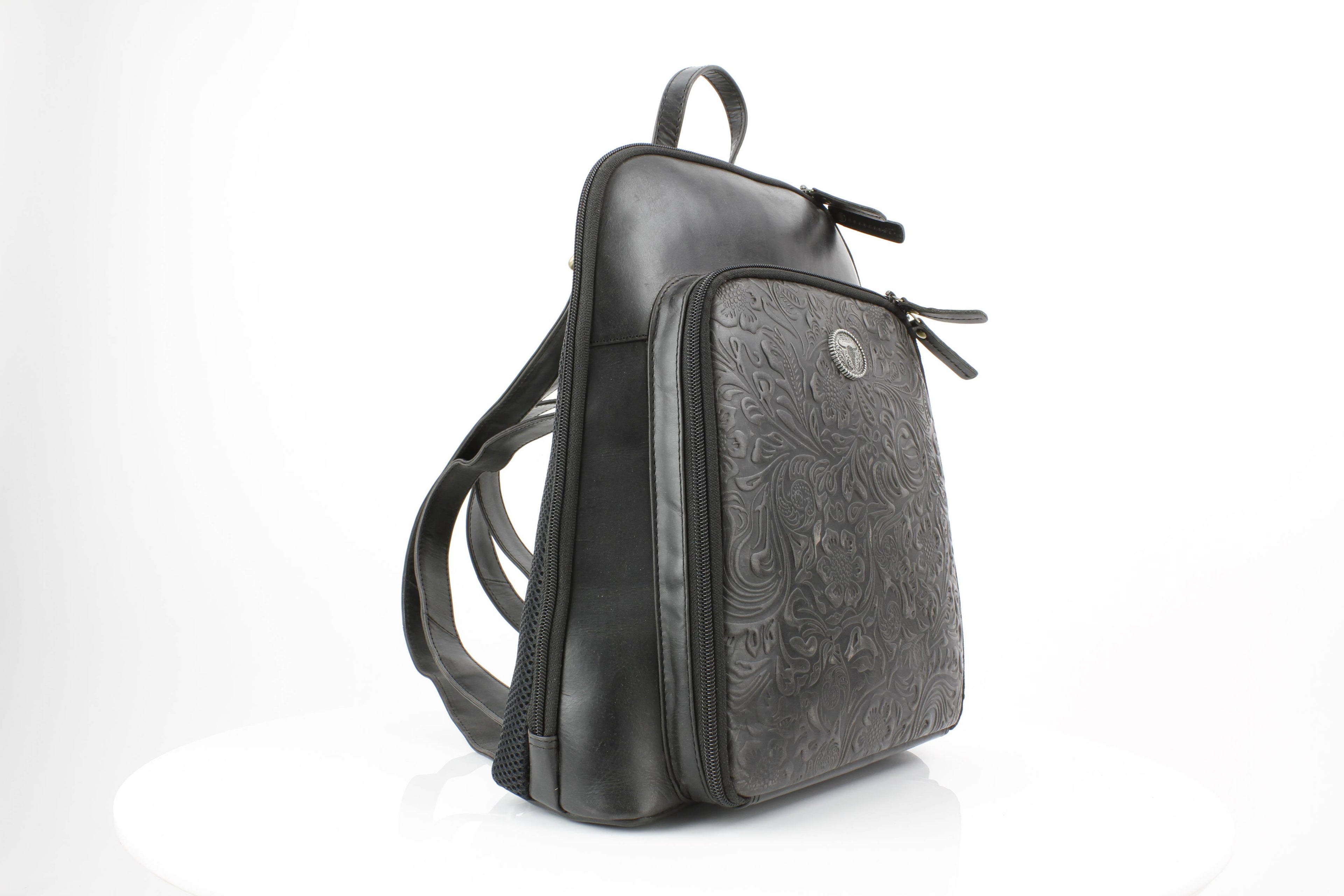 AB Zip Sling Backpack Filigree Front ABHB 41-26103