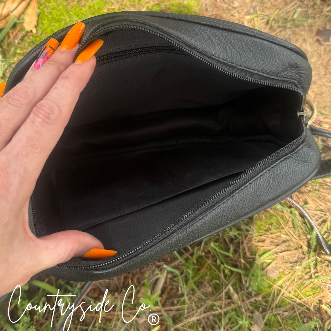 Bridle Belle Tooled Leather Purse ONLY by Countryside Co