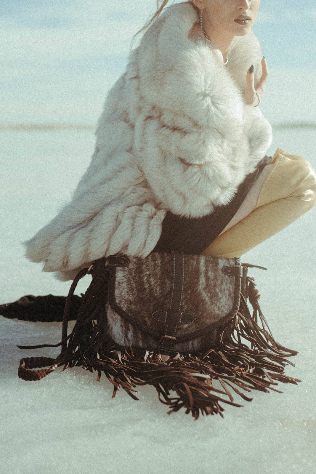 The Louvelle Cowhide Purse a Haute Southern Hyde