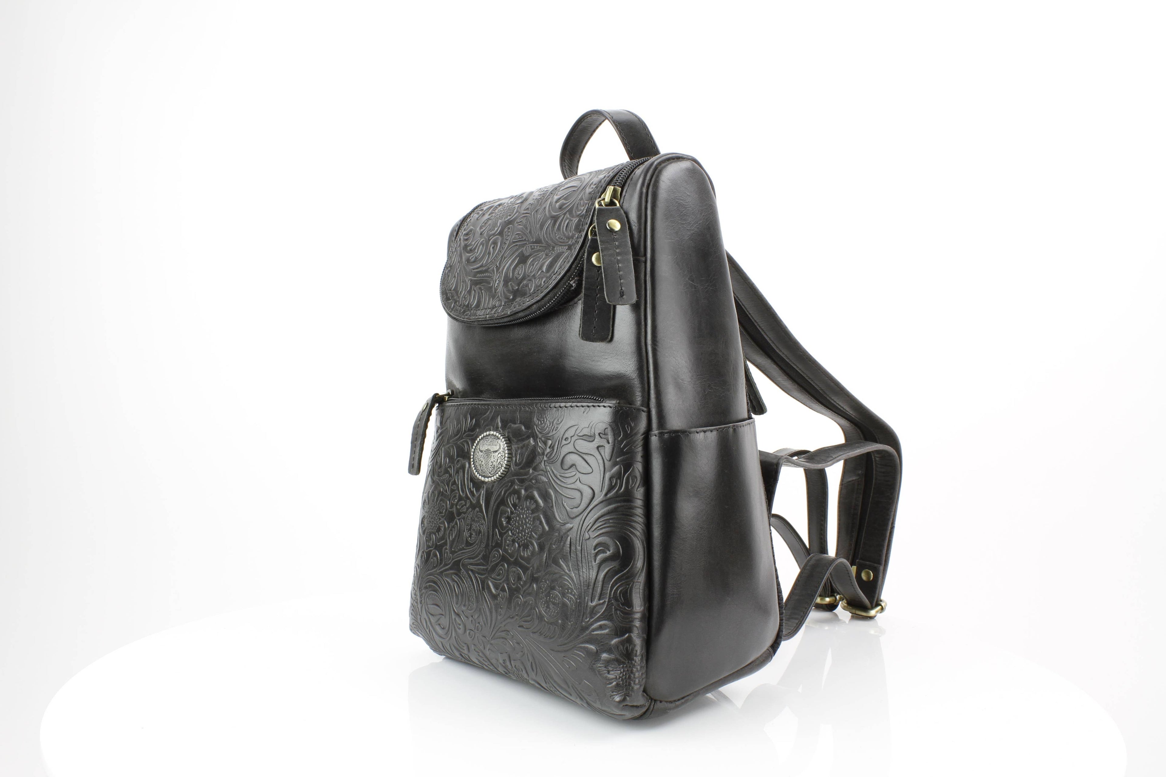 AB Small Zip Sling Backpack Filigree ABHB 41-26104