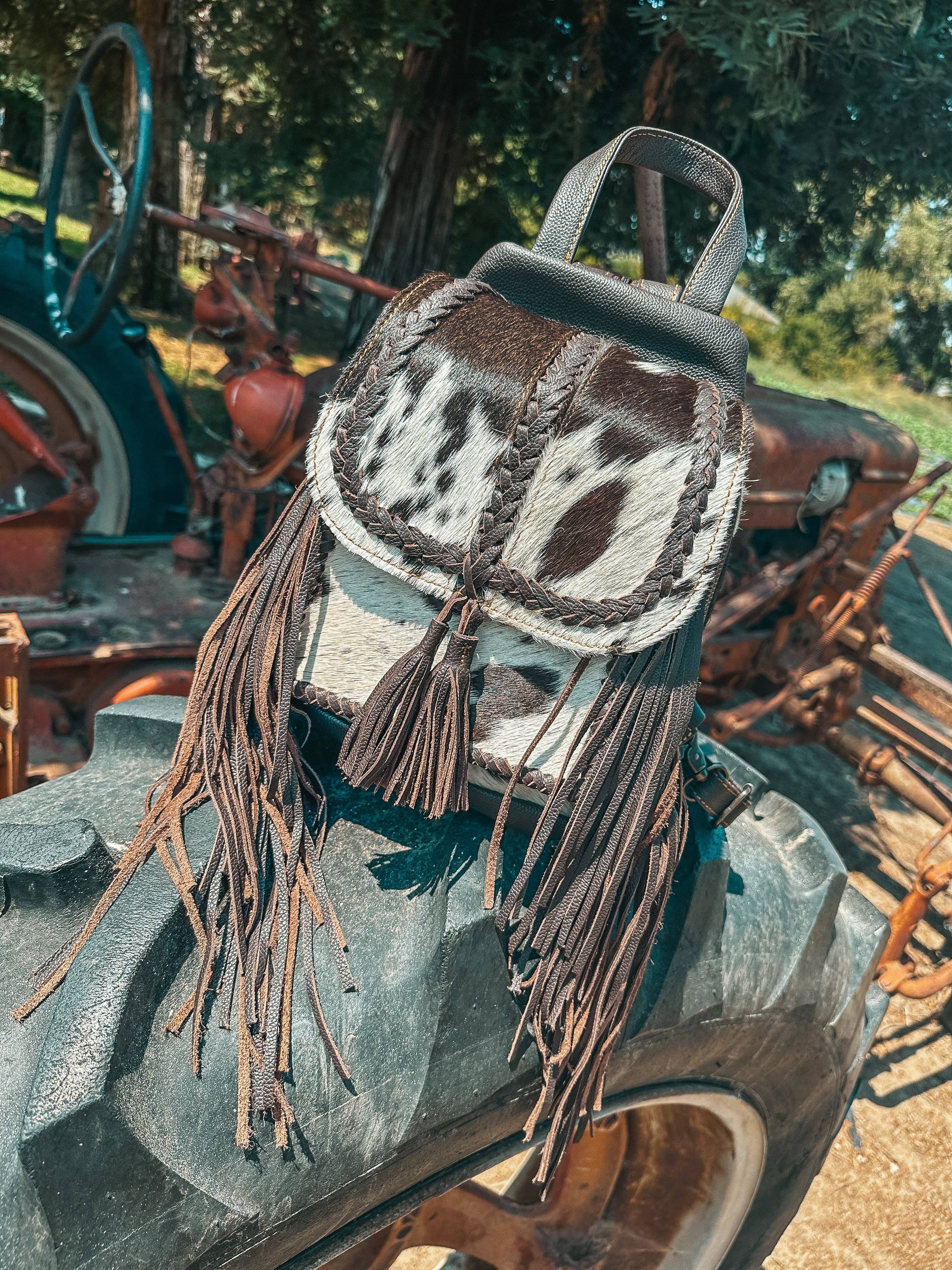 The Jackson Cowhide Backpack