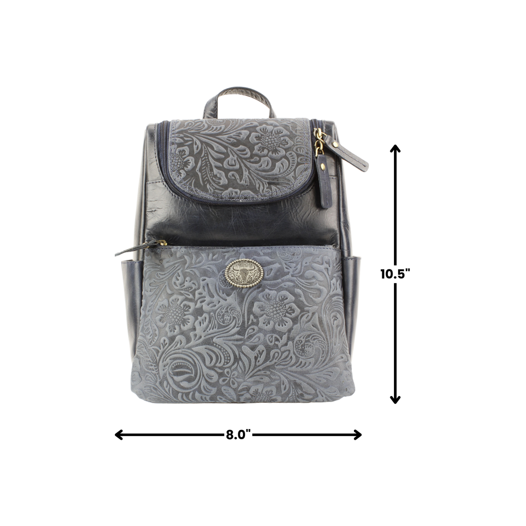AB Small Zip Sling Backpack Filigree ABHB 41-26104