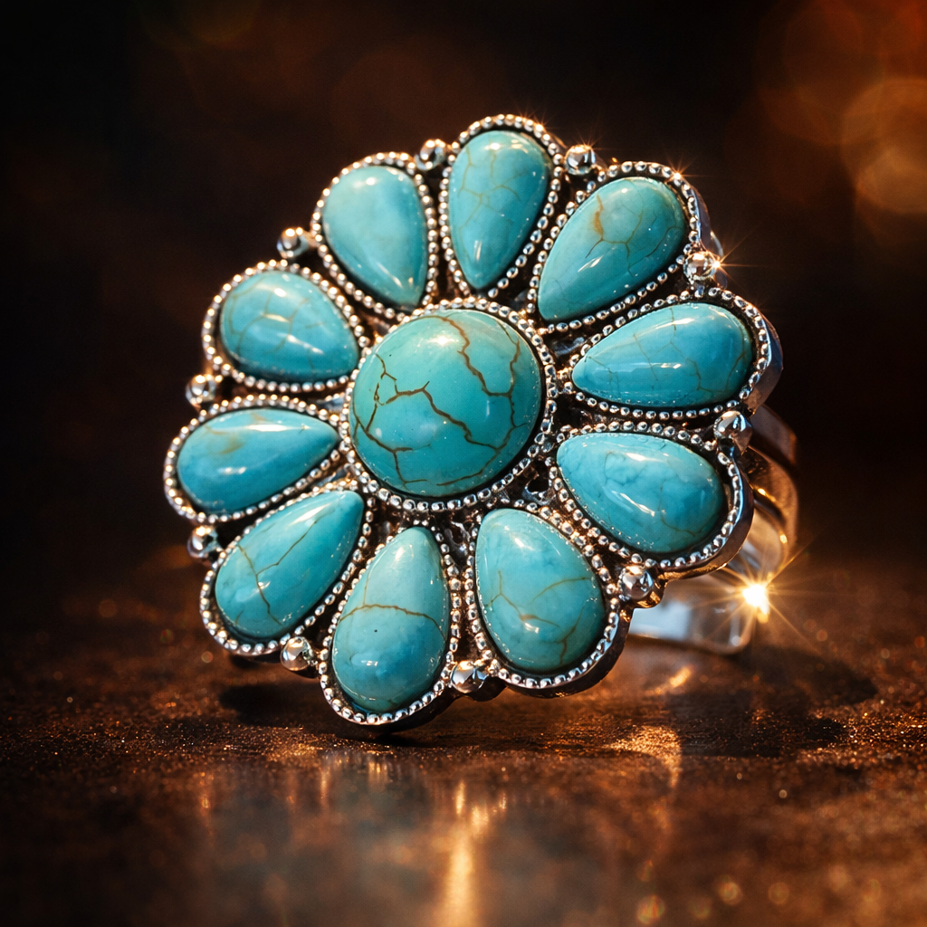 Turquoise Territory Statement Ring