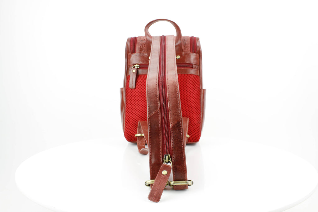 AB Small Zip Sling Backpack Filigree ABHB 41-26104