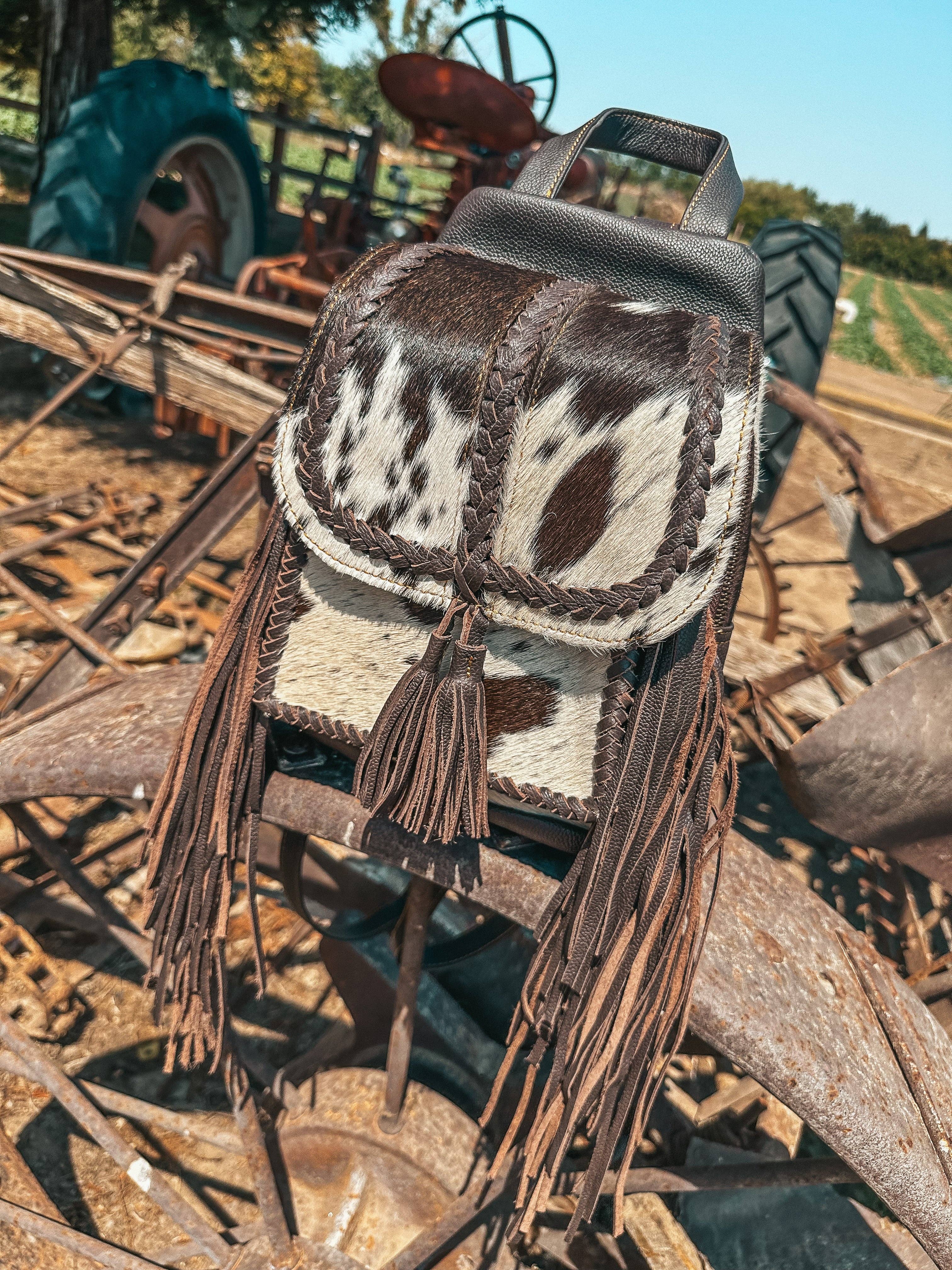 The Jackson Cowhide Backpack