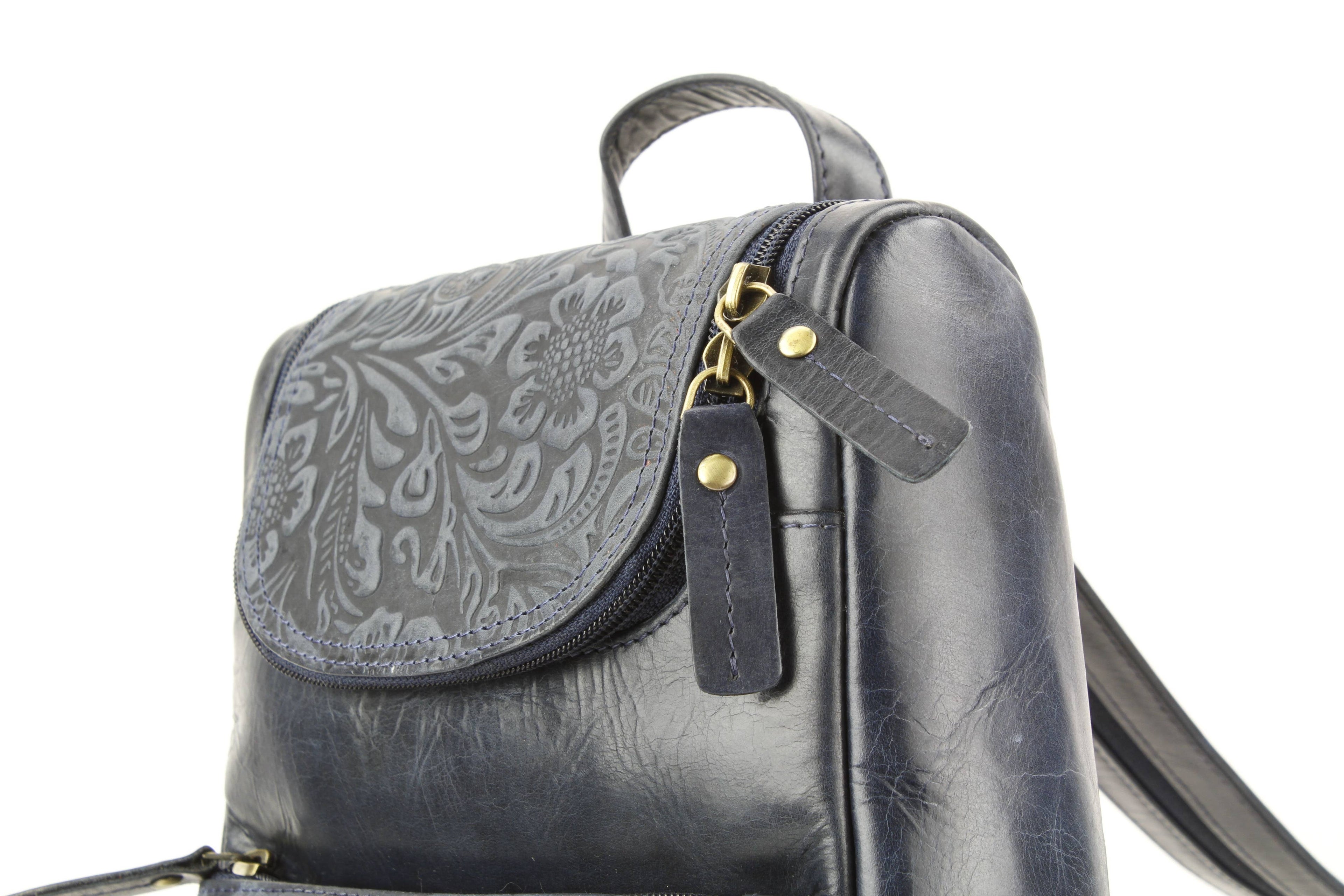 AB Small Zip Sling Backpack Filigree ABHB 41-26104