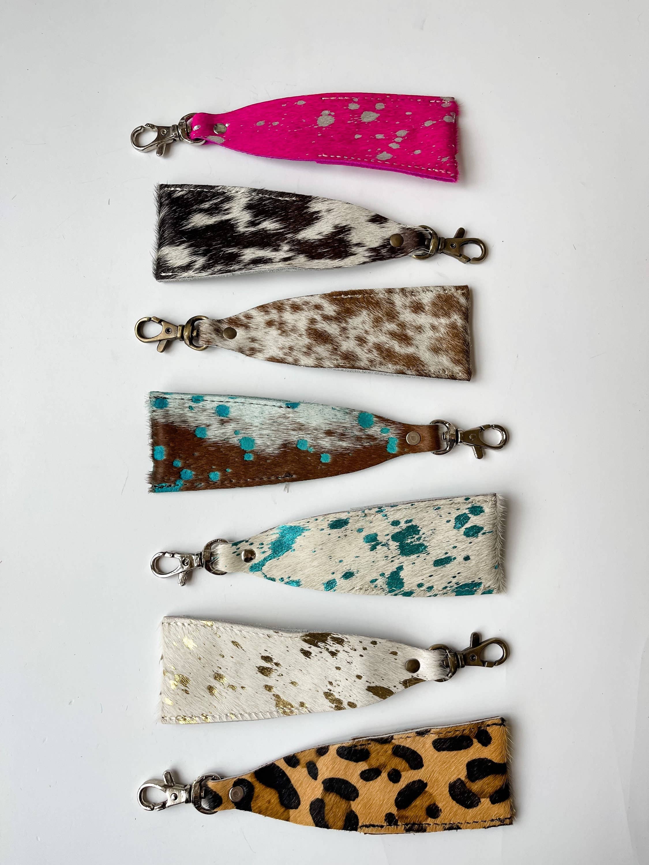Cowhide Chapstick Case Lip Balm Lipstick Case Holder