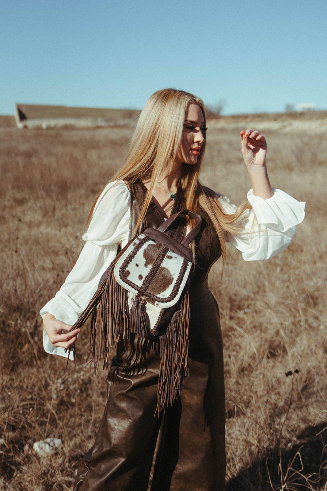 The Jackson Cowhide Backpack