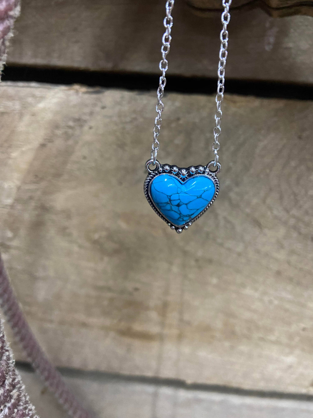 Turquoise Heart Necklace