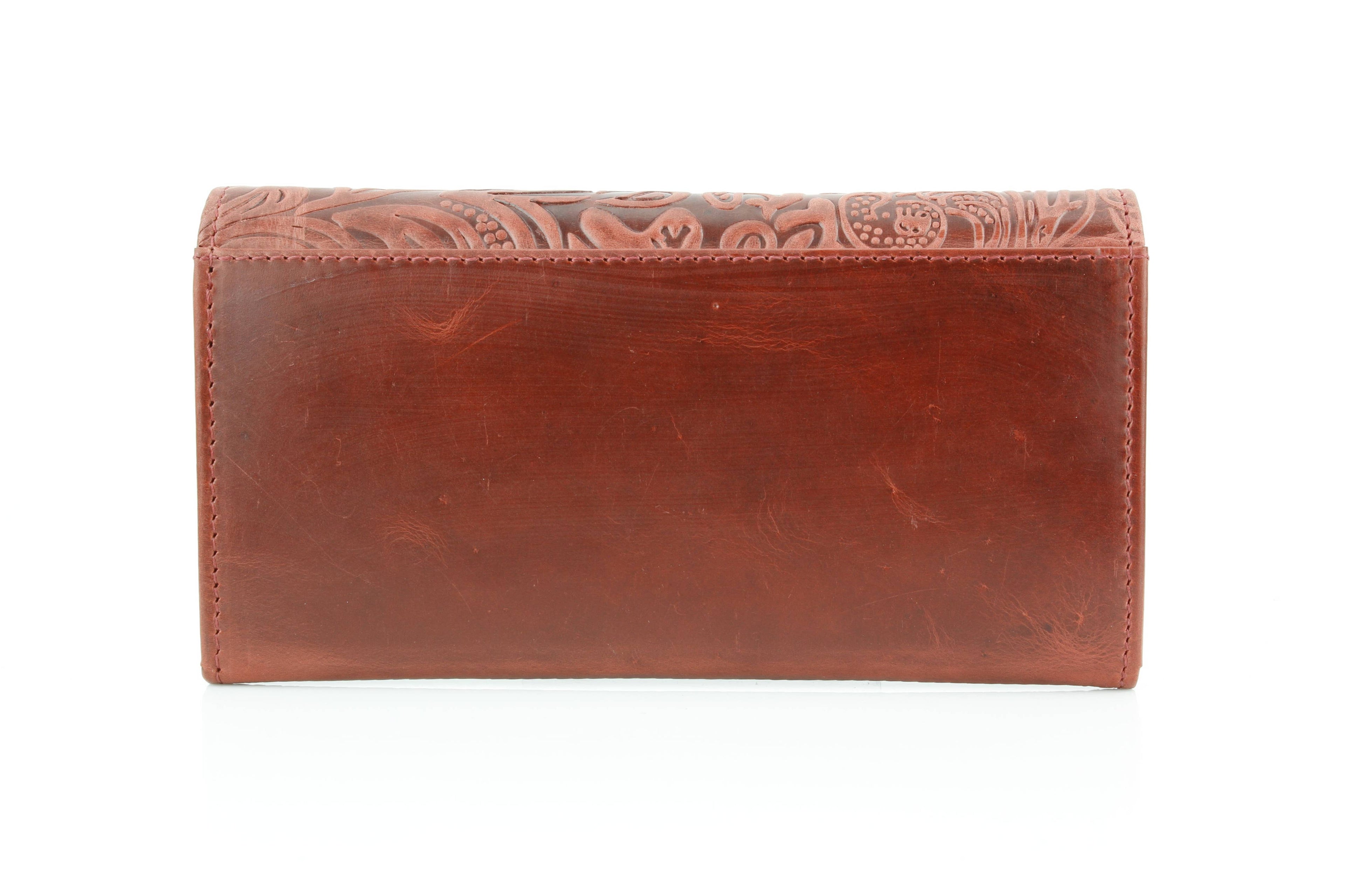 Filigree Fold Over Women Wallet American Bison ABLW 41-25202
