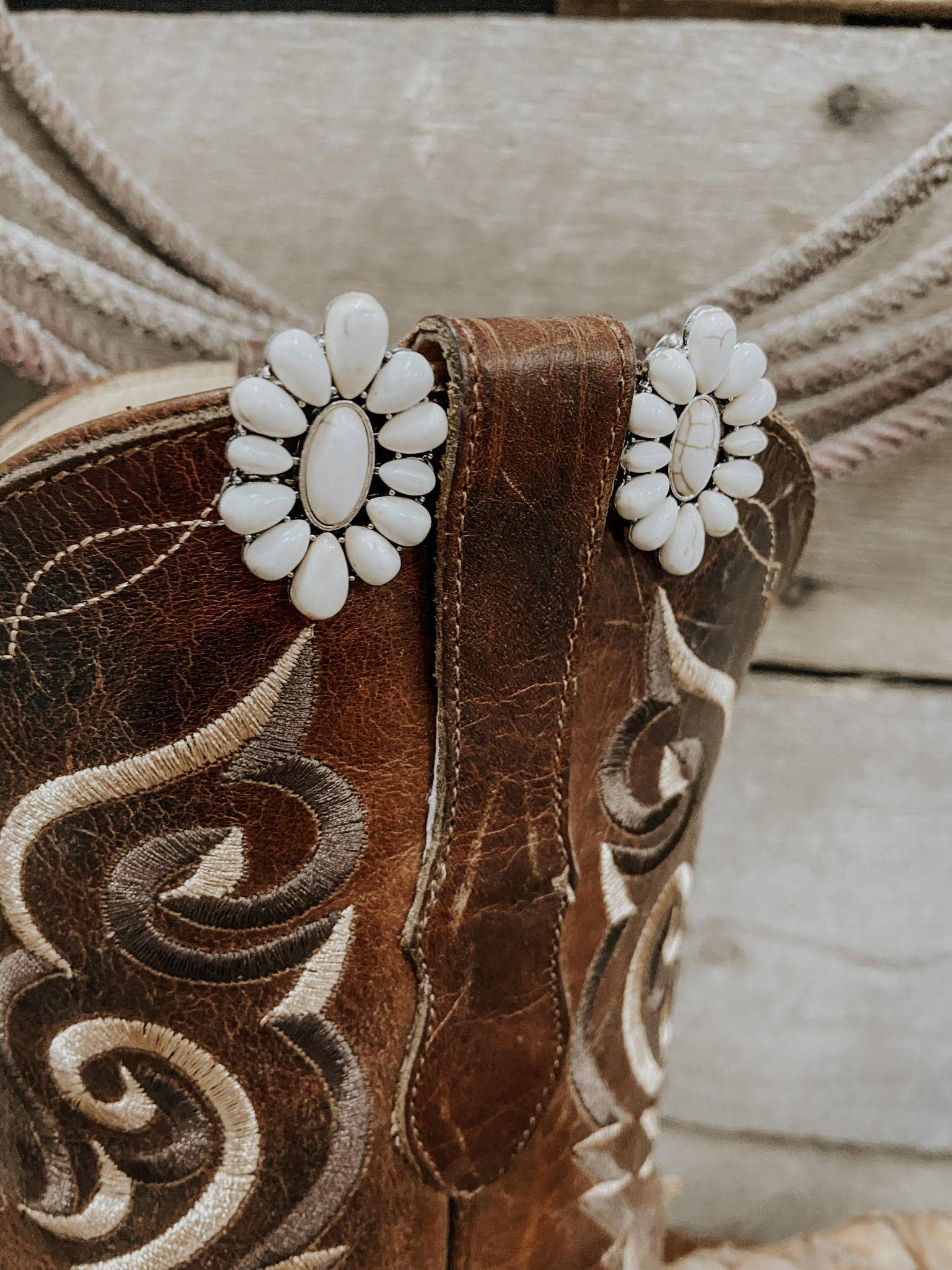 Natural Stone Womens Earrings
