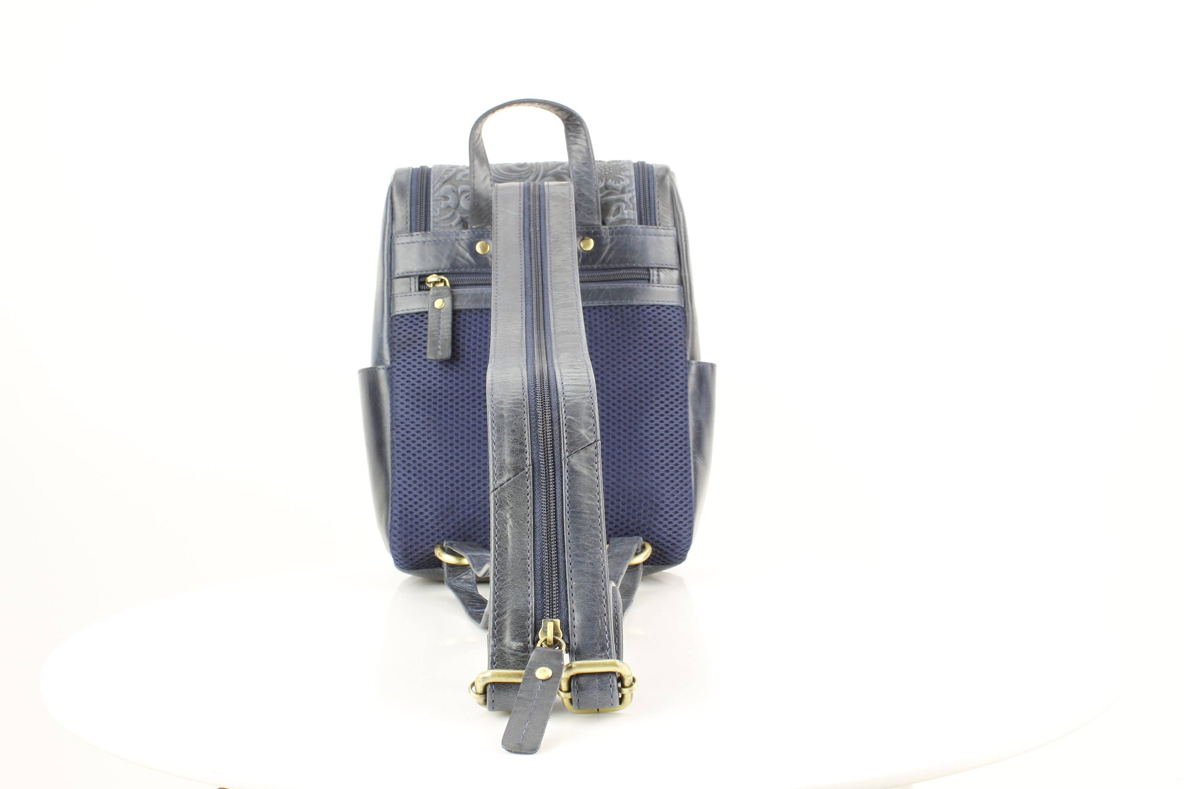 AB Small Zip Sling Backpack Filigree ABHB 41-26104