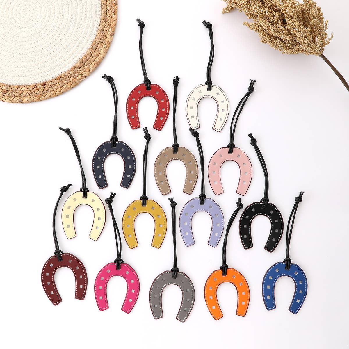 Horseshoe Shaped Bag Pendant Keychain
