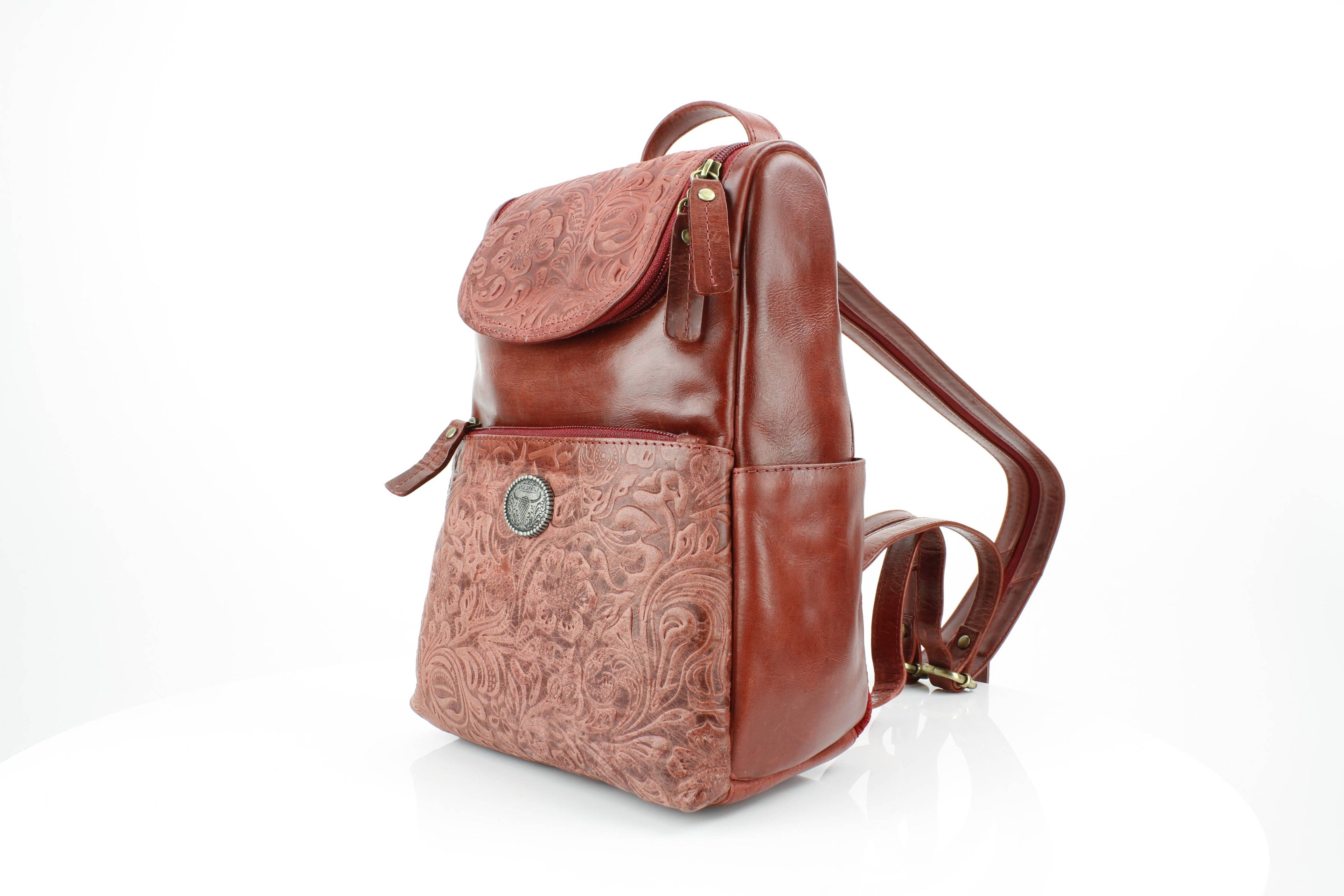 AB Small Zip Sling Backpack Filigree ABHB 41-26104