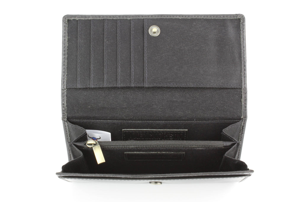 Filigree Fold Over Women Wallet American Bison ABLW 41-25202