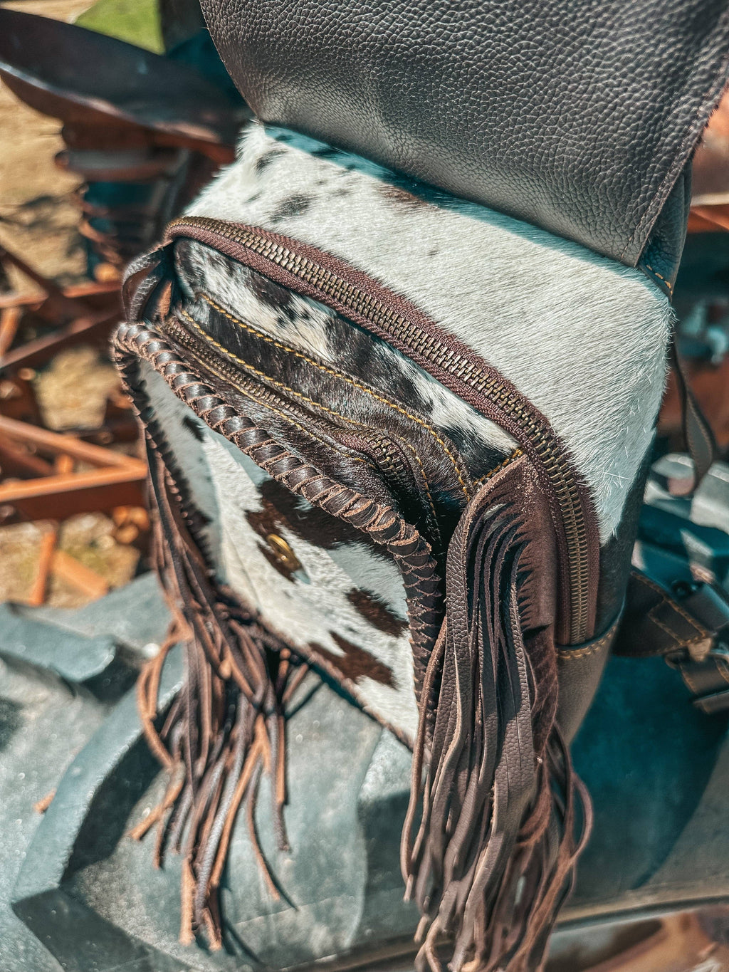 The Jackson Cowhide Backpack