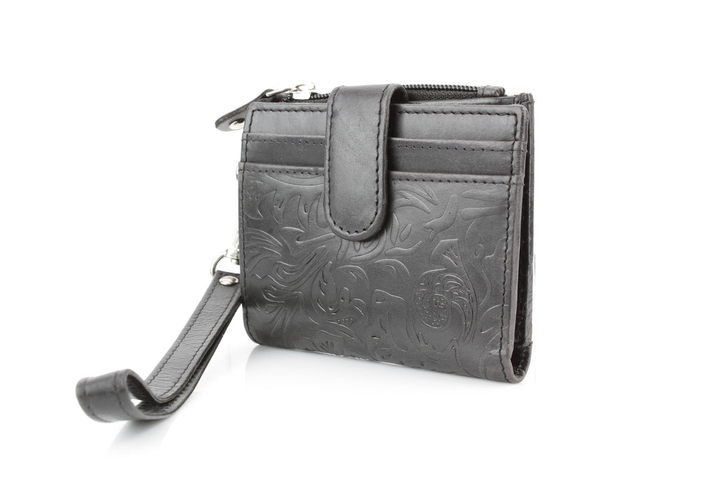 Small Foldover Floral Filigree Wristlet ABSLG 41-26103