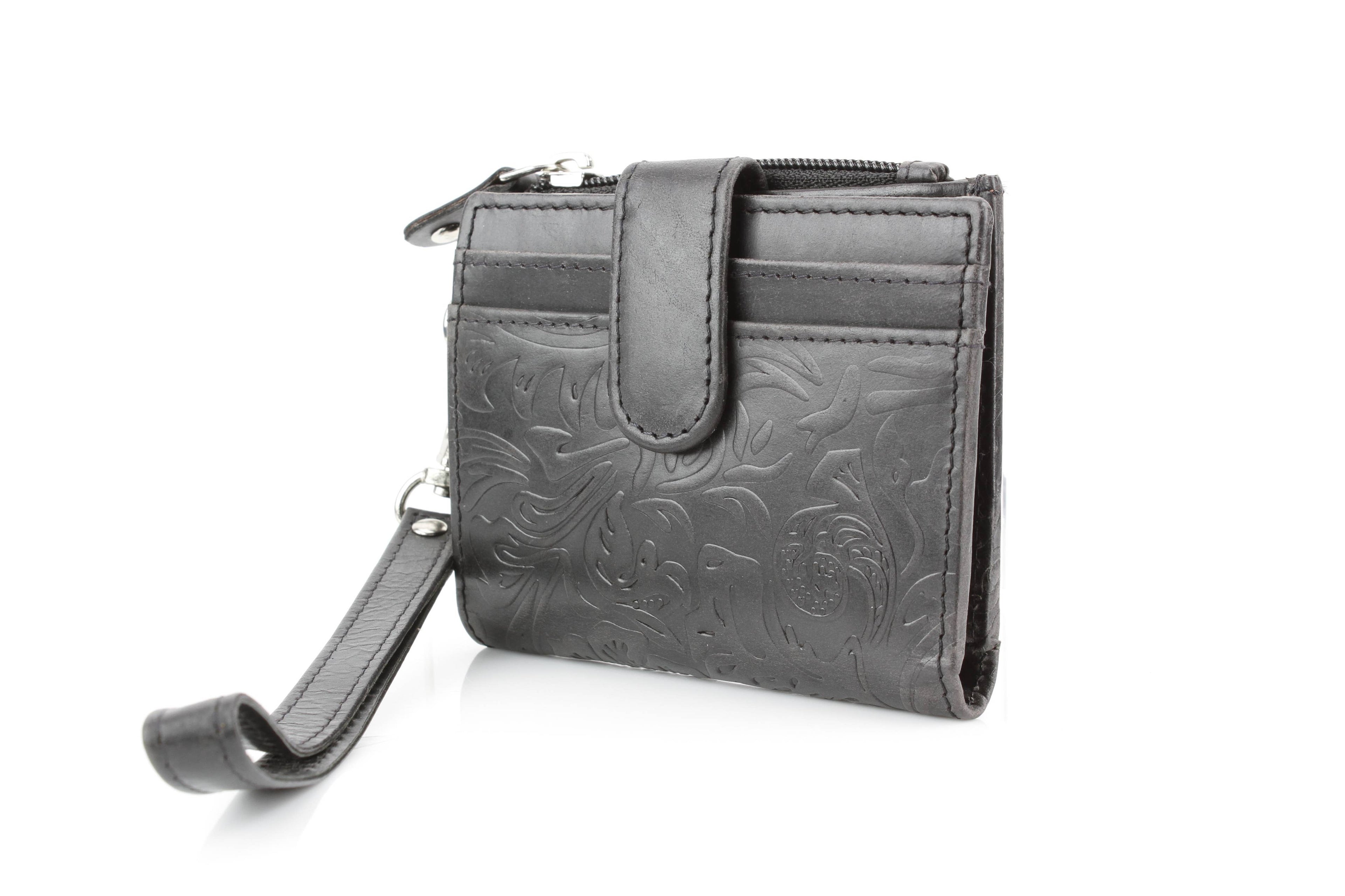 Small Foldover Floral Filigree Wristlet ABSLG 41-26103