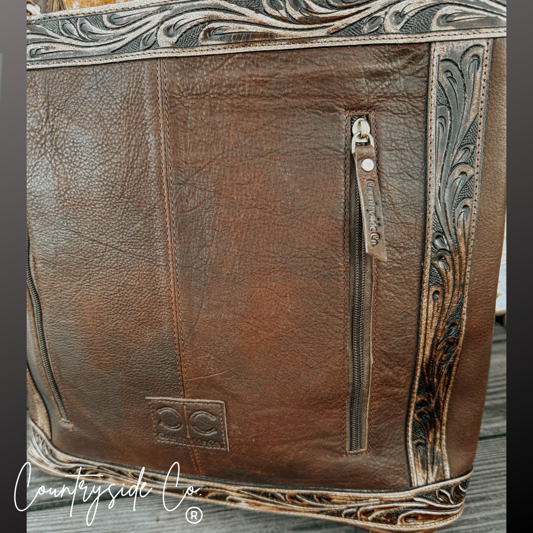 Adeline Leather Tote Purse