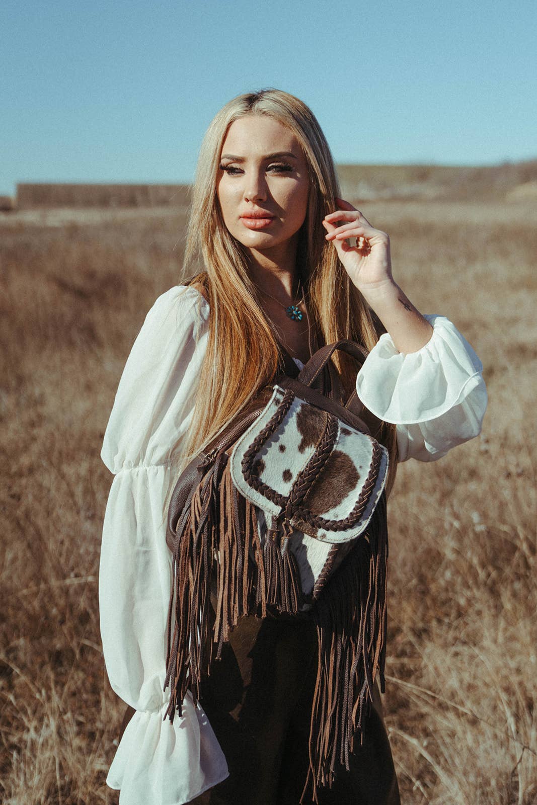 The Jackson Cowhide Backpack