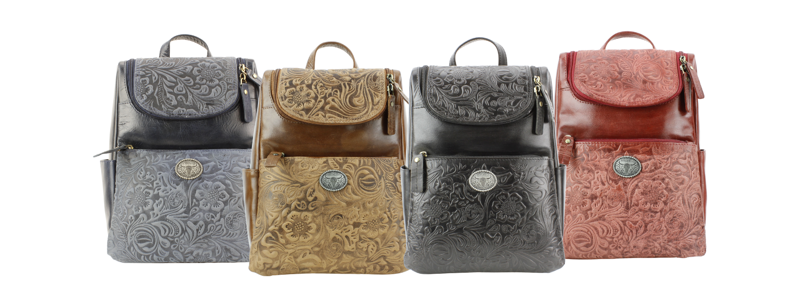 AB Small Zip Sling Backpack Filigree ABHB 41-26104