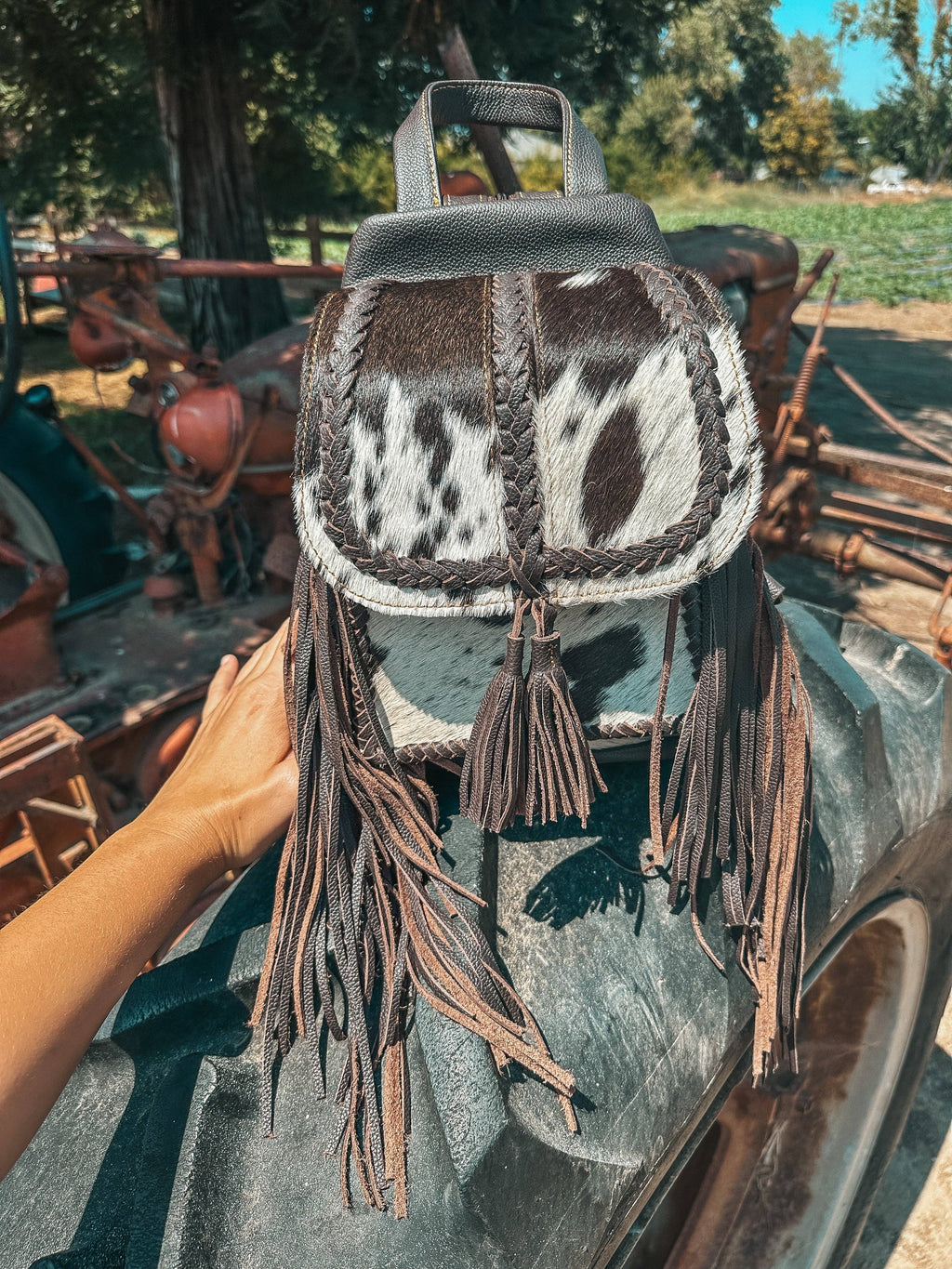 The Jackson Cowhide Backpack