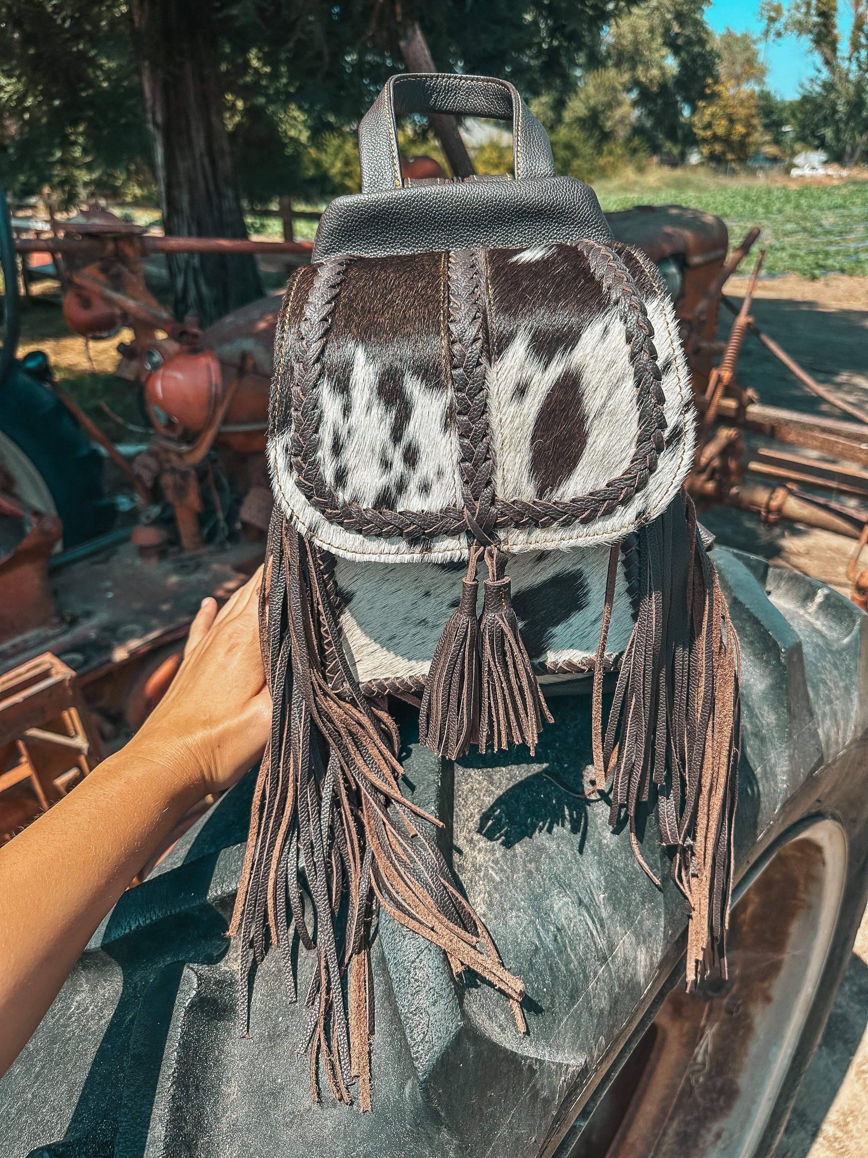 The Jackson Cowhide Backpack