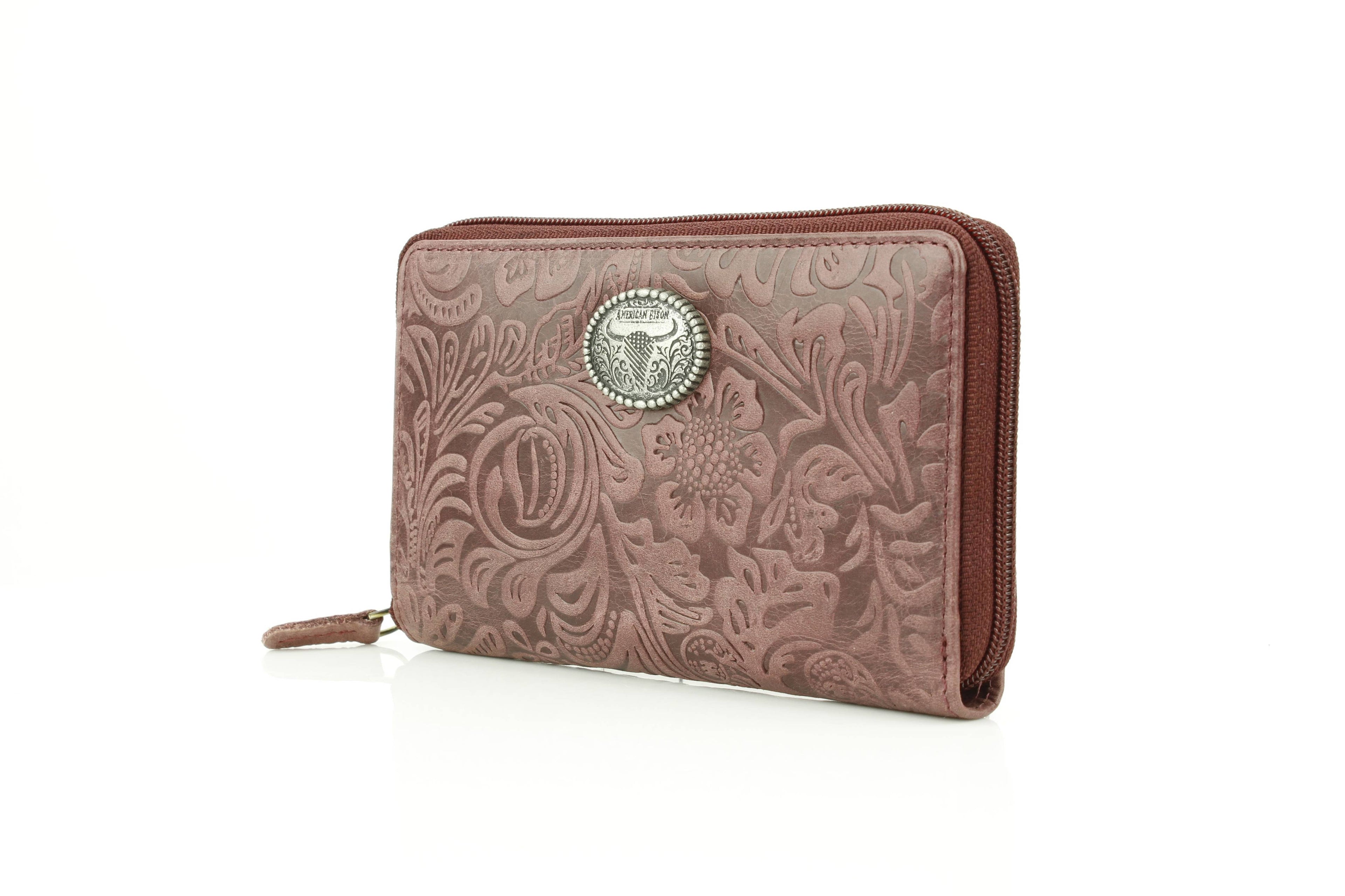 Zip Around Filigree Womens Wallet Clutch ABLW 41-25203