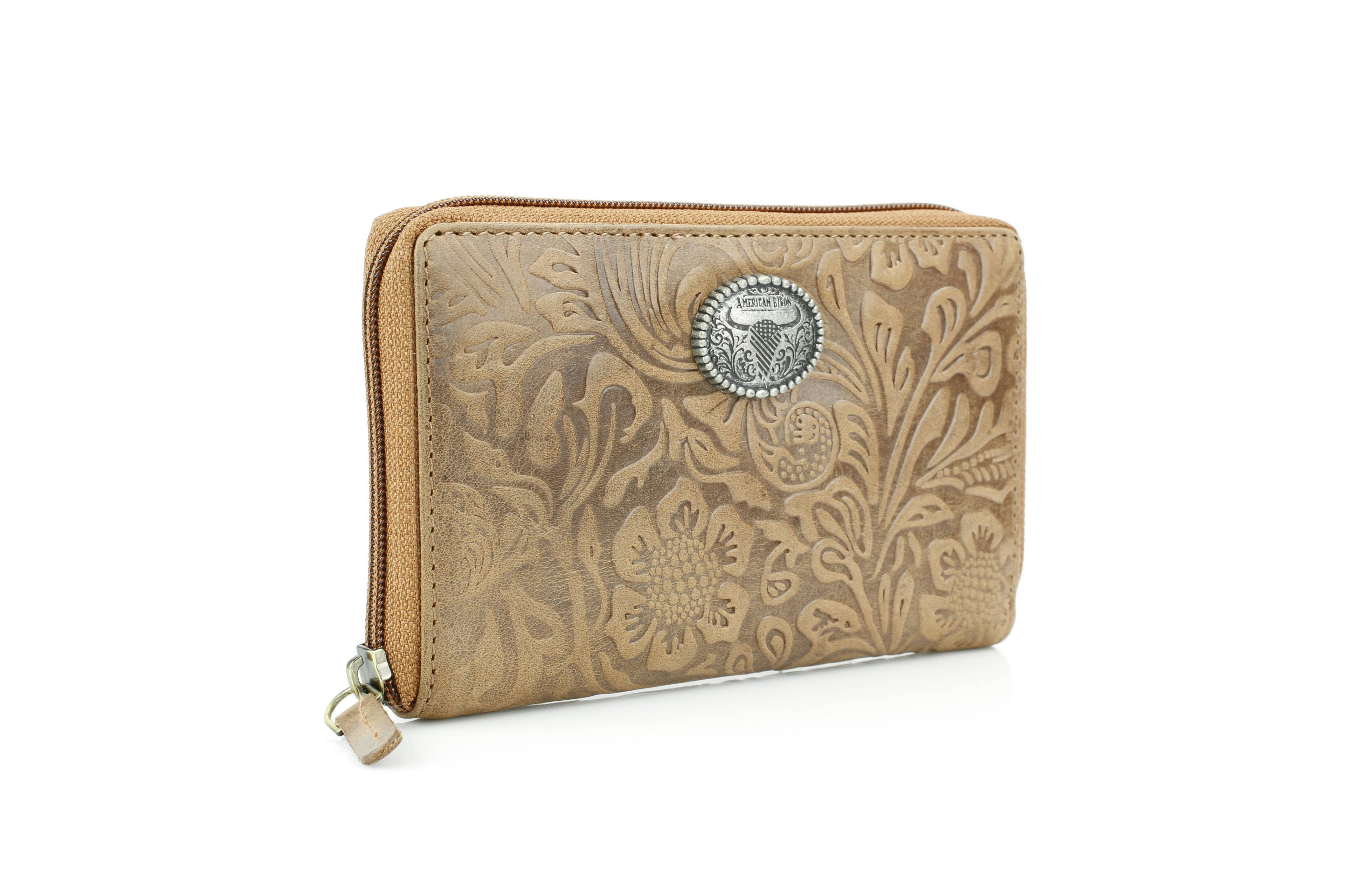 Zip Around Filigree Womens Wallet Clutch ABLW 41-25203