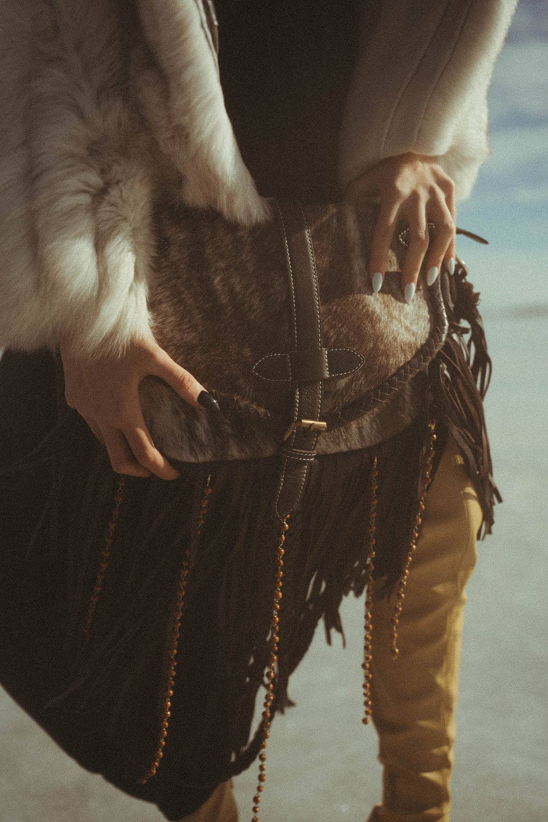 The Louvelle Cowhide Purse a Haute Southern Hyde