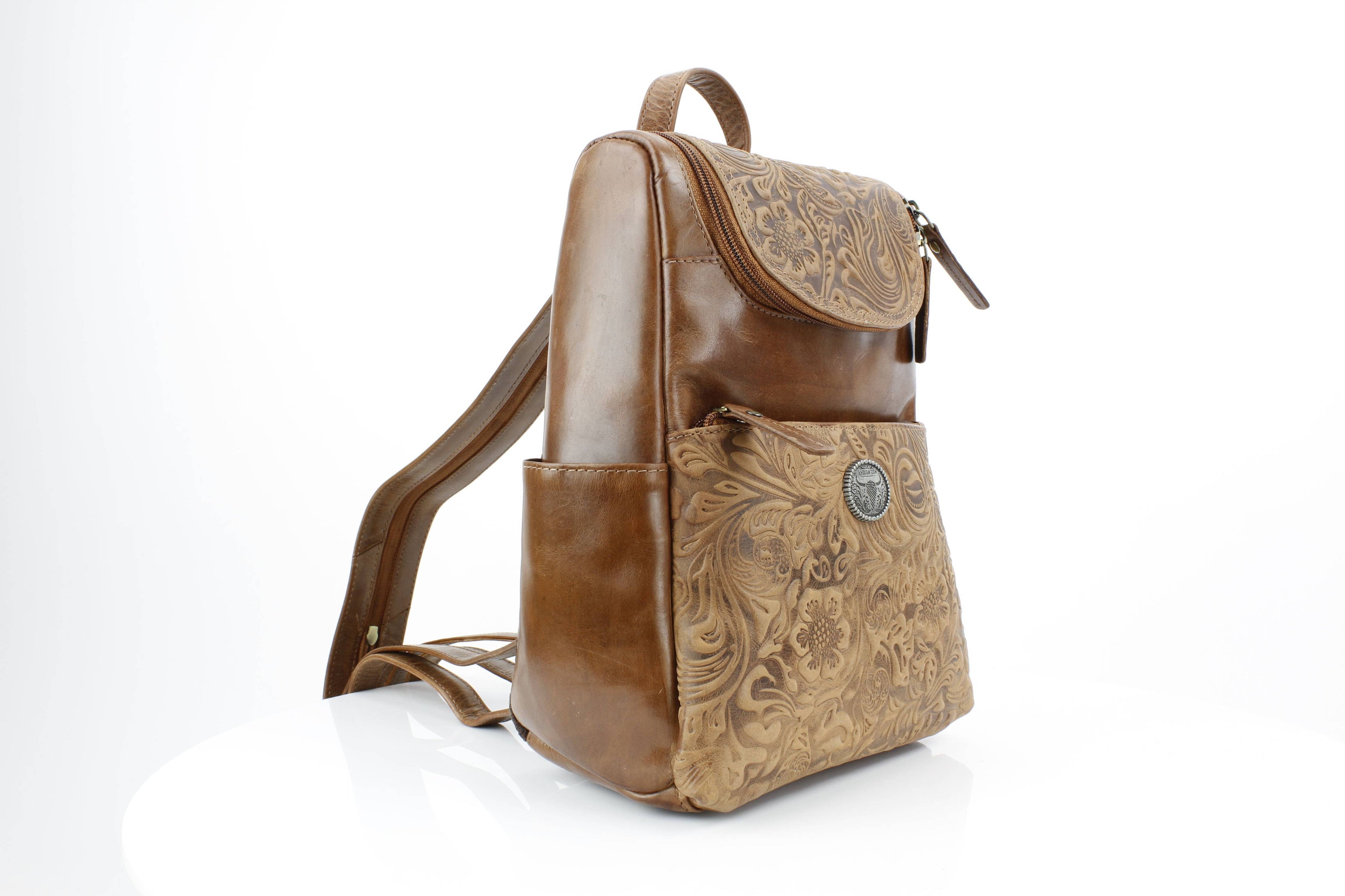 AB Small Zip Sling Backpack Filigree ABHB 41-26104
