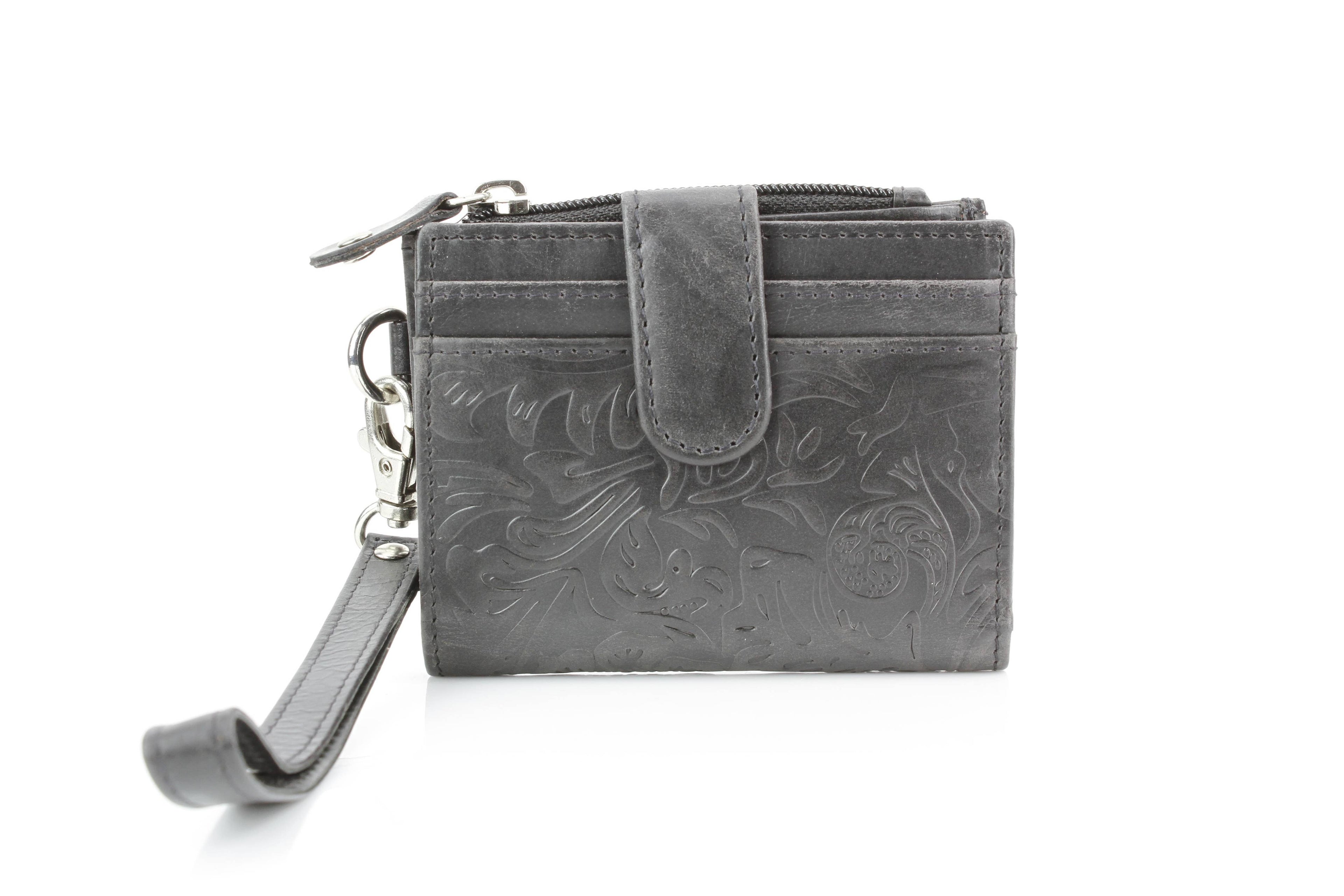 Small Foldover Floral Filigree Wristlet ABSLG 41-26103