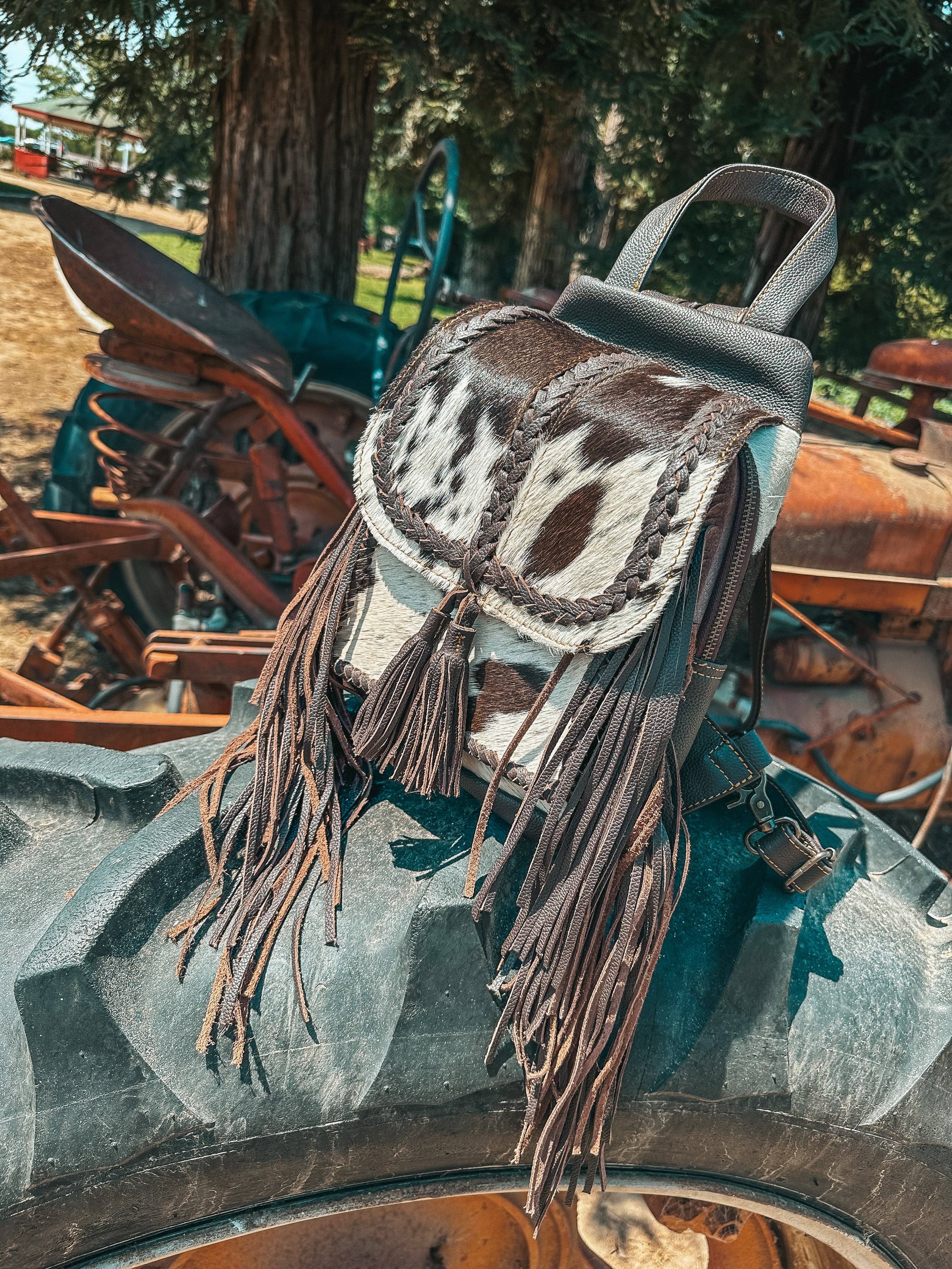 The Jackson Cowhide Backpack