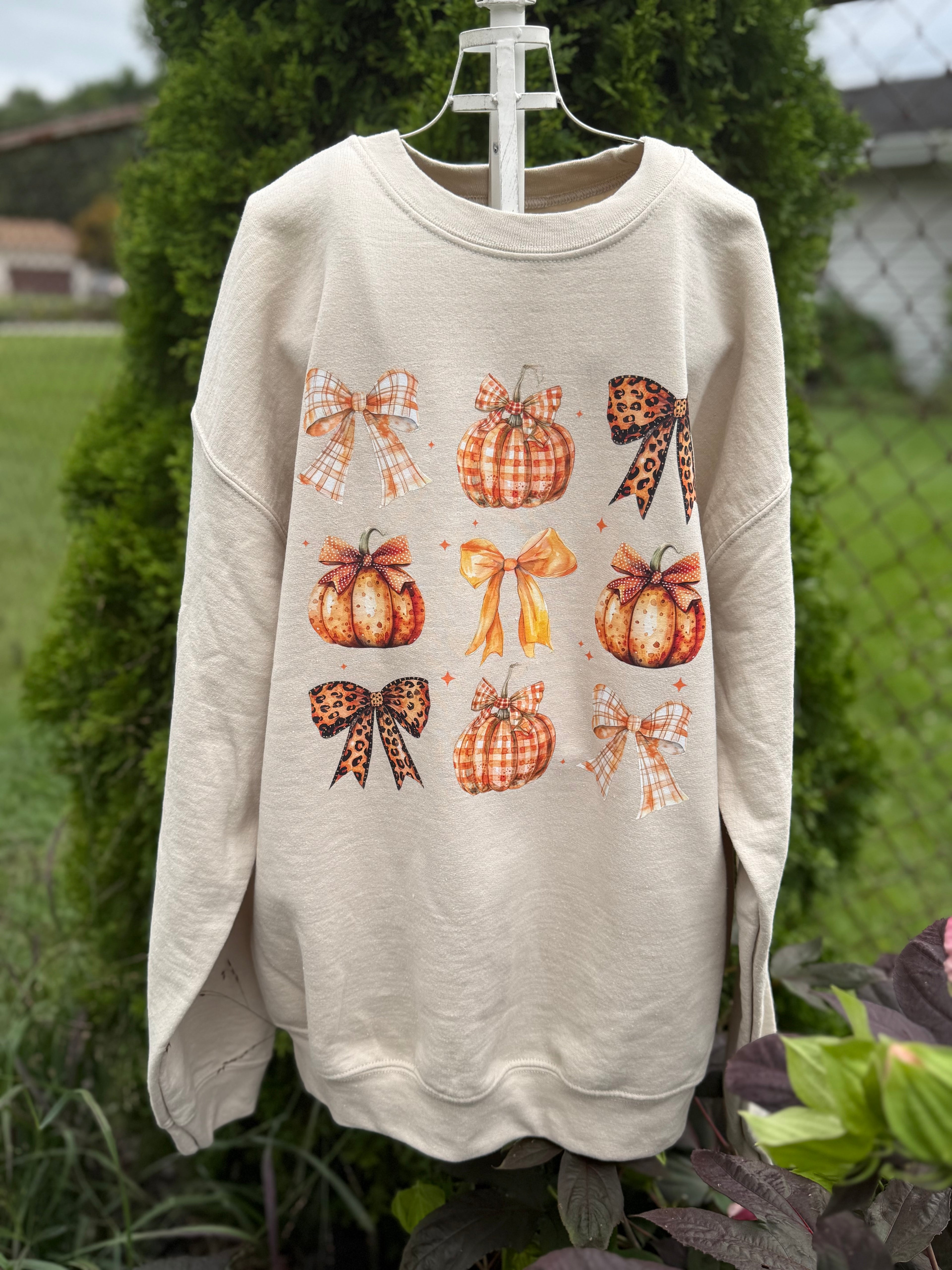 Pumpkin Couquette Sweatshirt