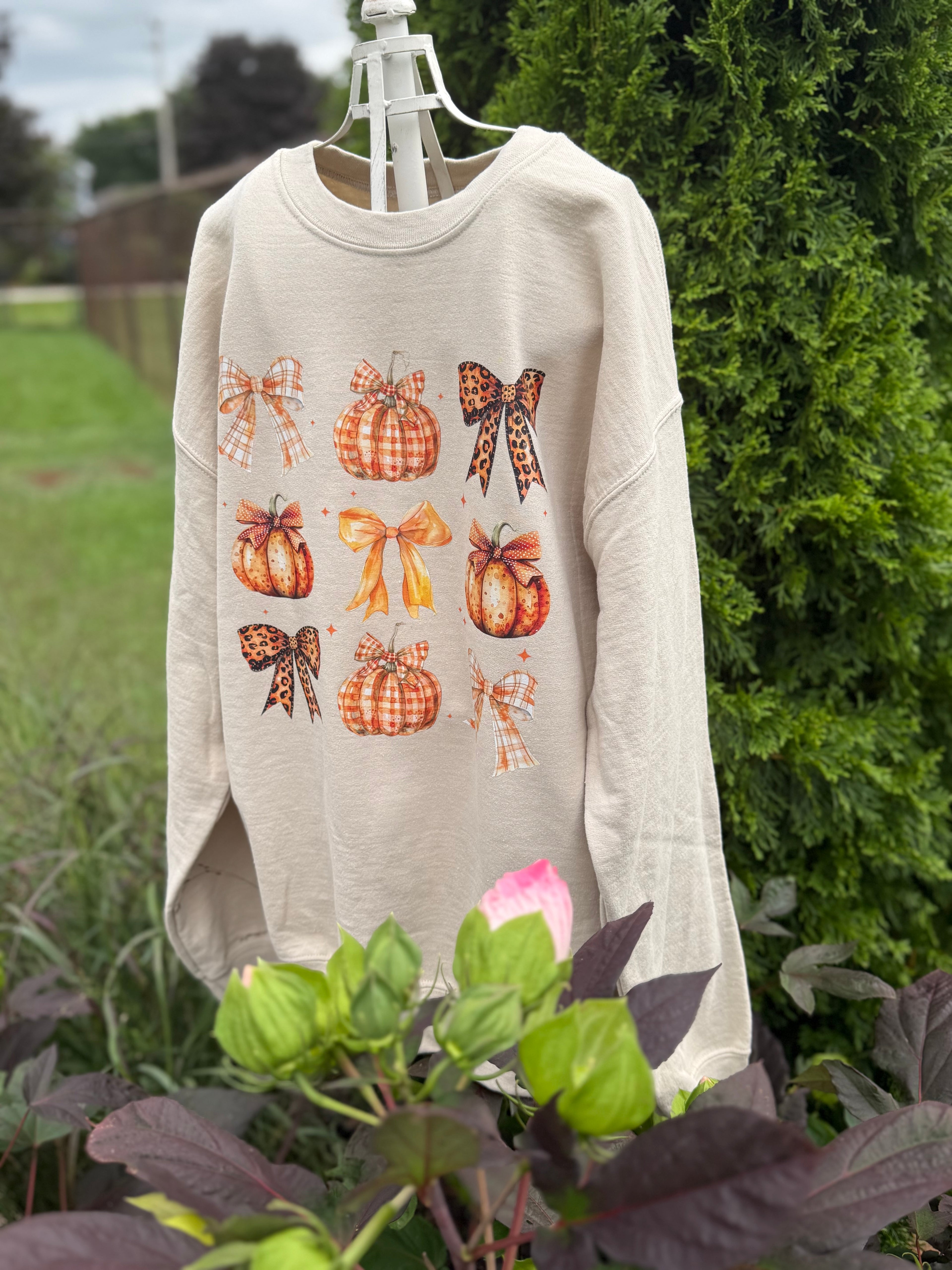 Pumpkin Couquette Sweatshirt