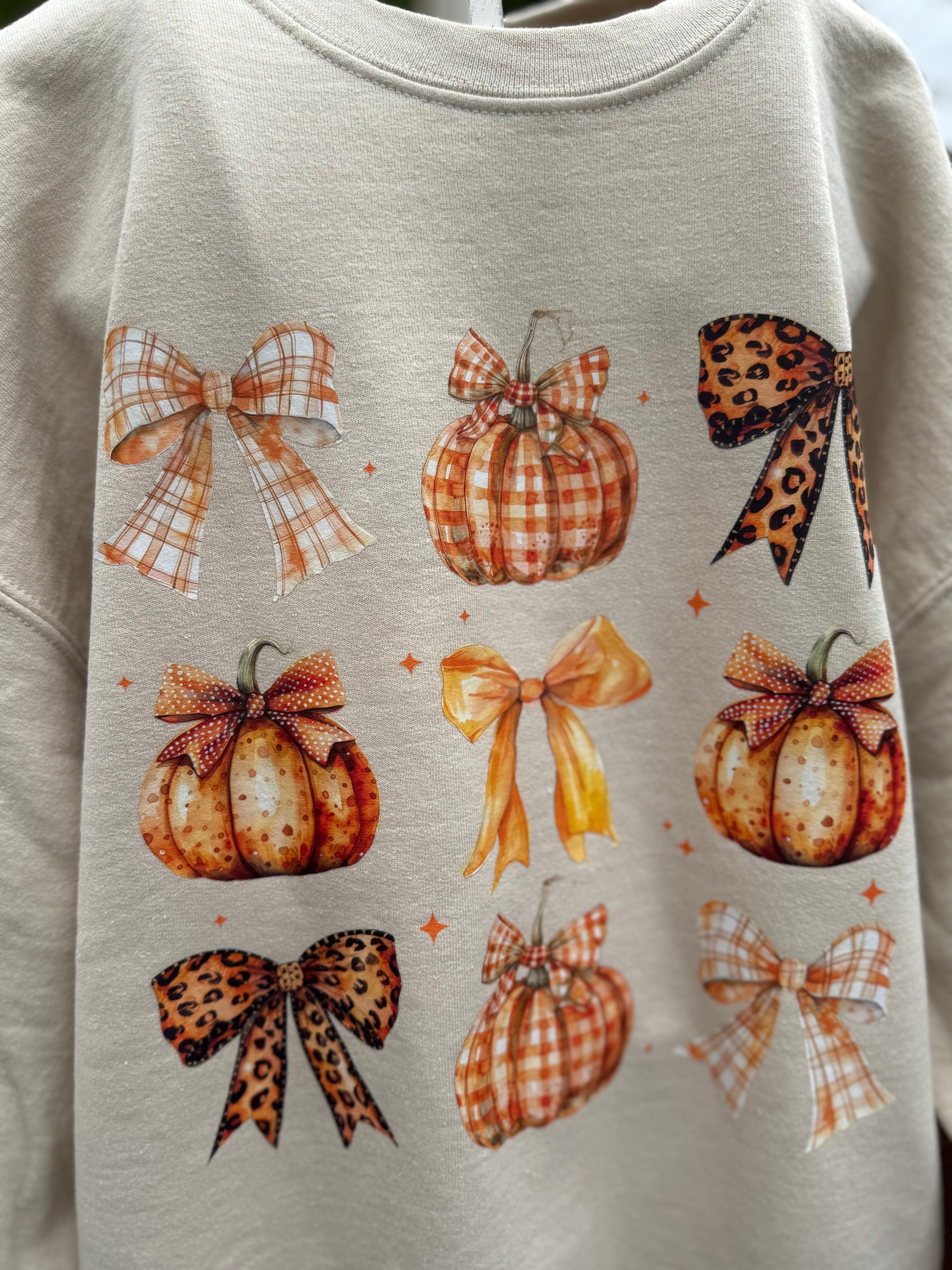 Pumpkin Couquette Sweatshirt