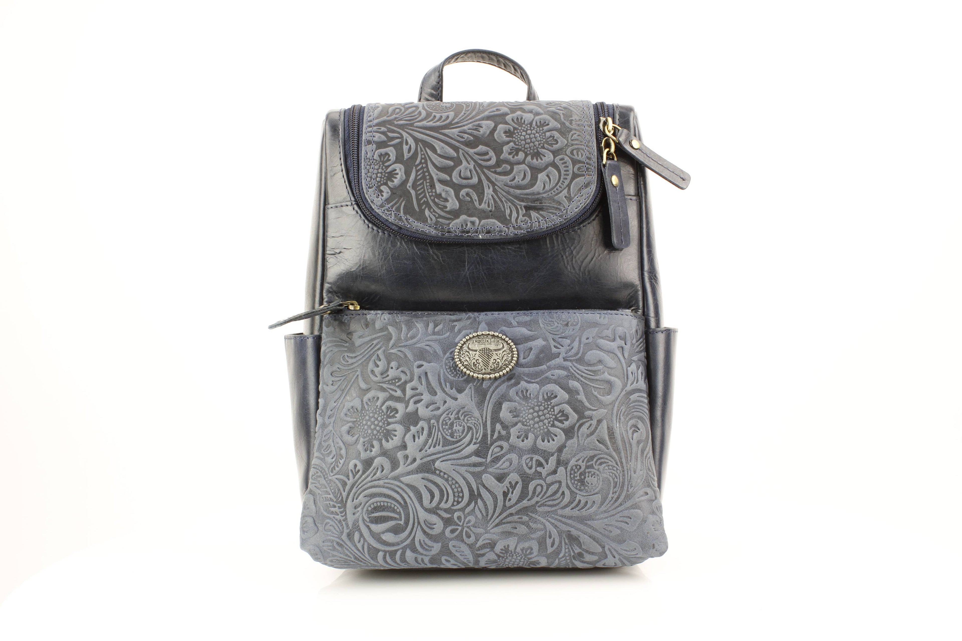 AB Small Zip Sling Backpack Filigree ABHB 41-26104