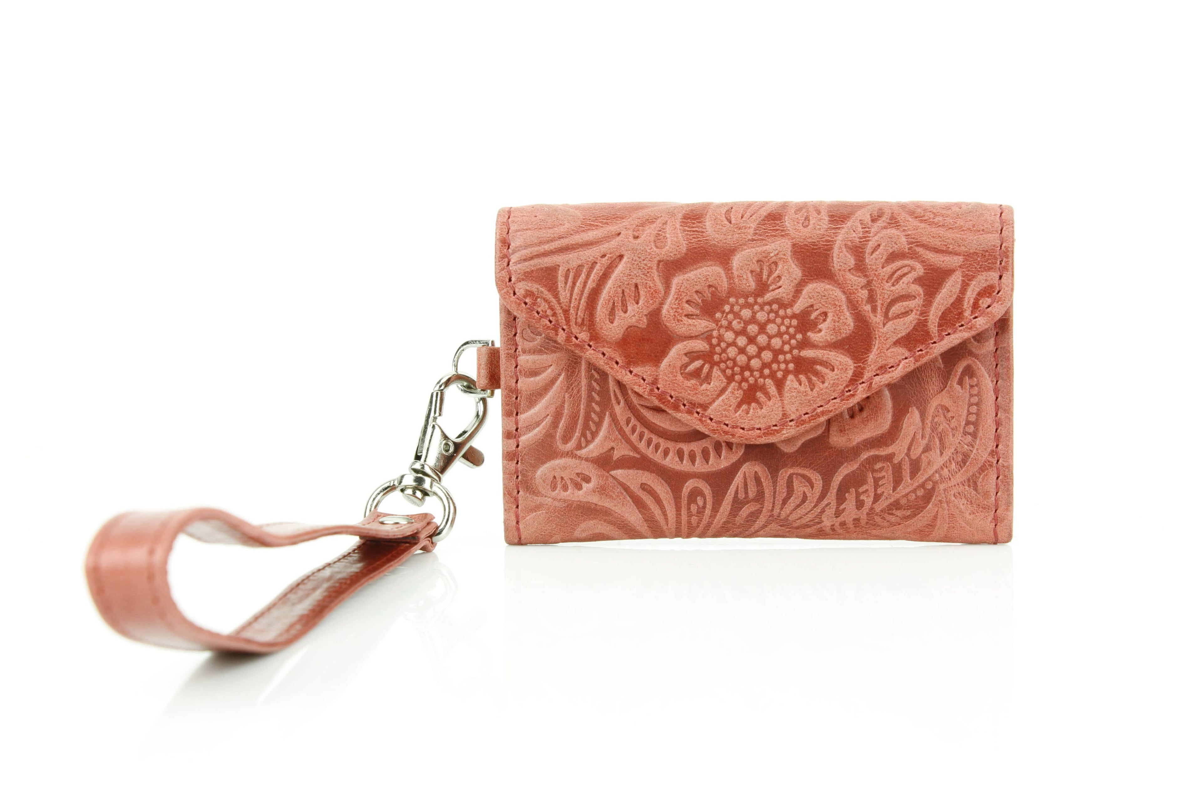 Small Wristlet Floral Filigree Leather ABSLG 41-26102